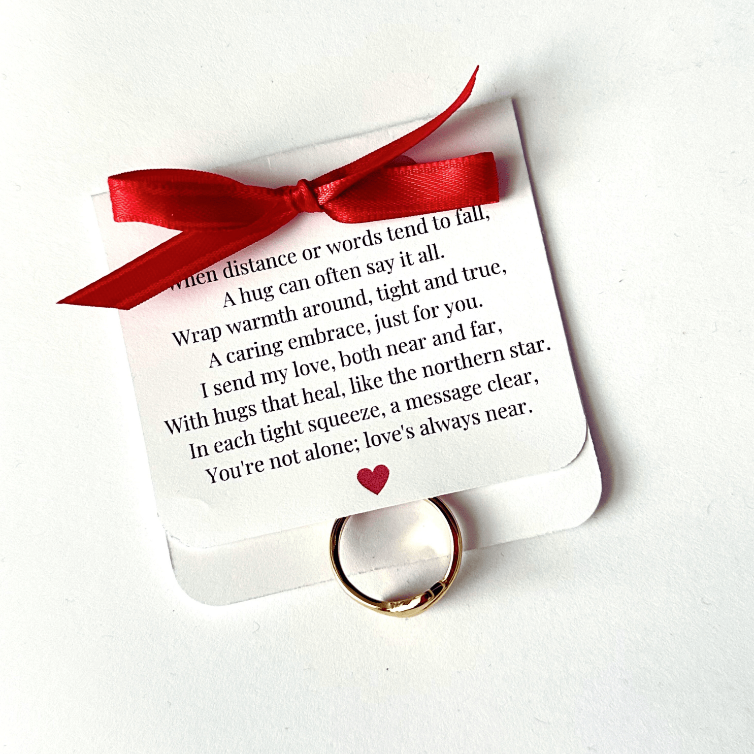 16K Gold Plated Adjustable Hug Ring - The Kindness Cause