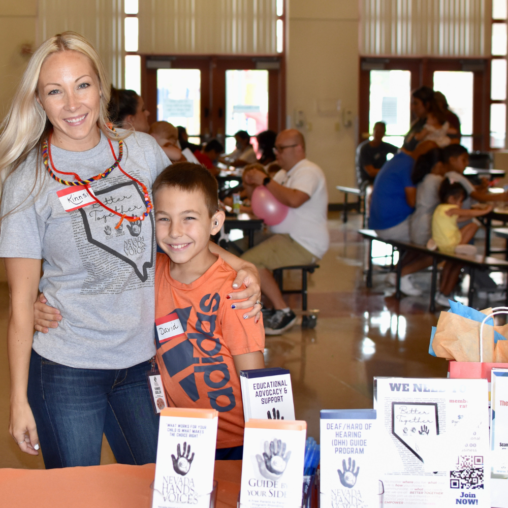 Nevada Hands & Voices Guides by Your Side Pairs families with a specially trained Parent Guide who has first hand experience in the journey of parenting a deaf or hard of hearing child