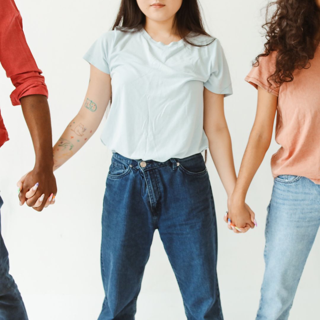 Women Holding Hands