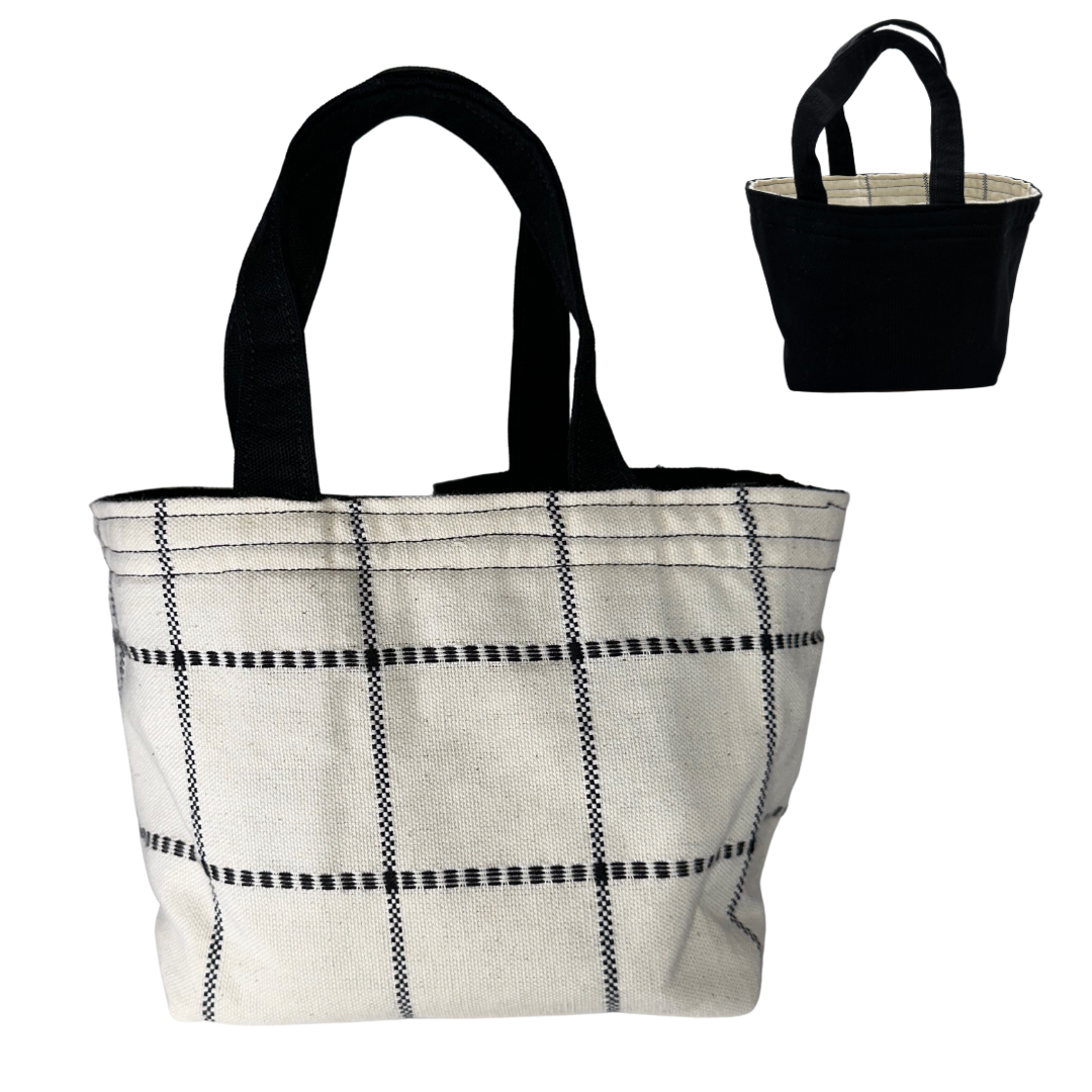 Refugee Made Reversible Small Fabric Gift Bag
