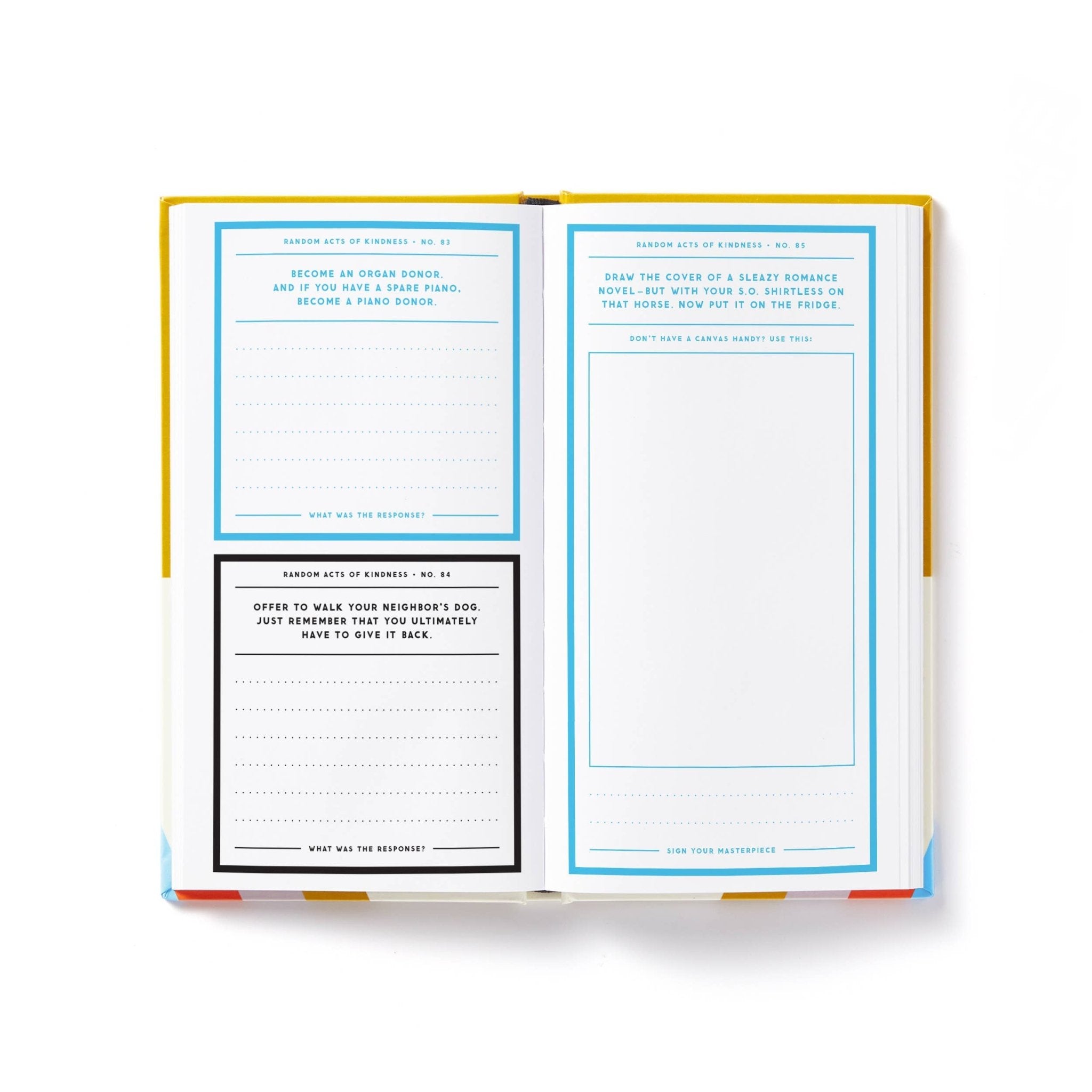 A Billion Random Acts of Kindness Prompted Journal - The Kindness Cause