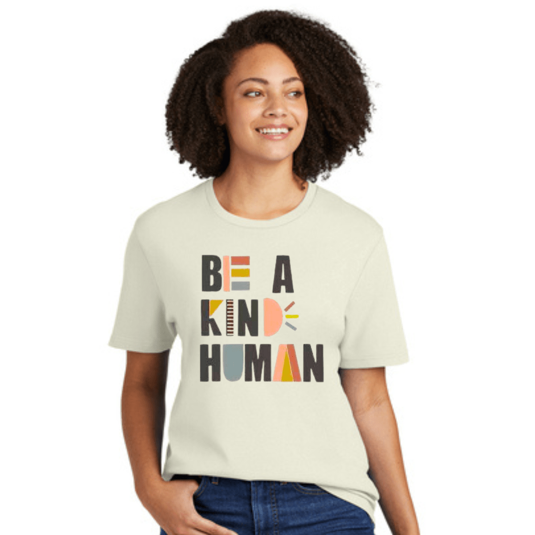 Be A Kind Human Unisex Organic Cotton T-Shirt - The Kindness Cause