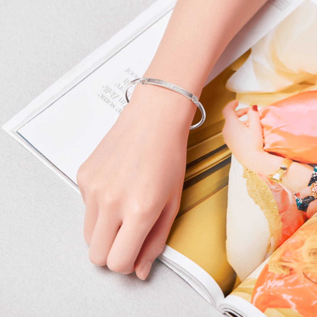 Believe in Yourself Inspirational Bangle - The Kindness Cause