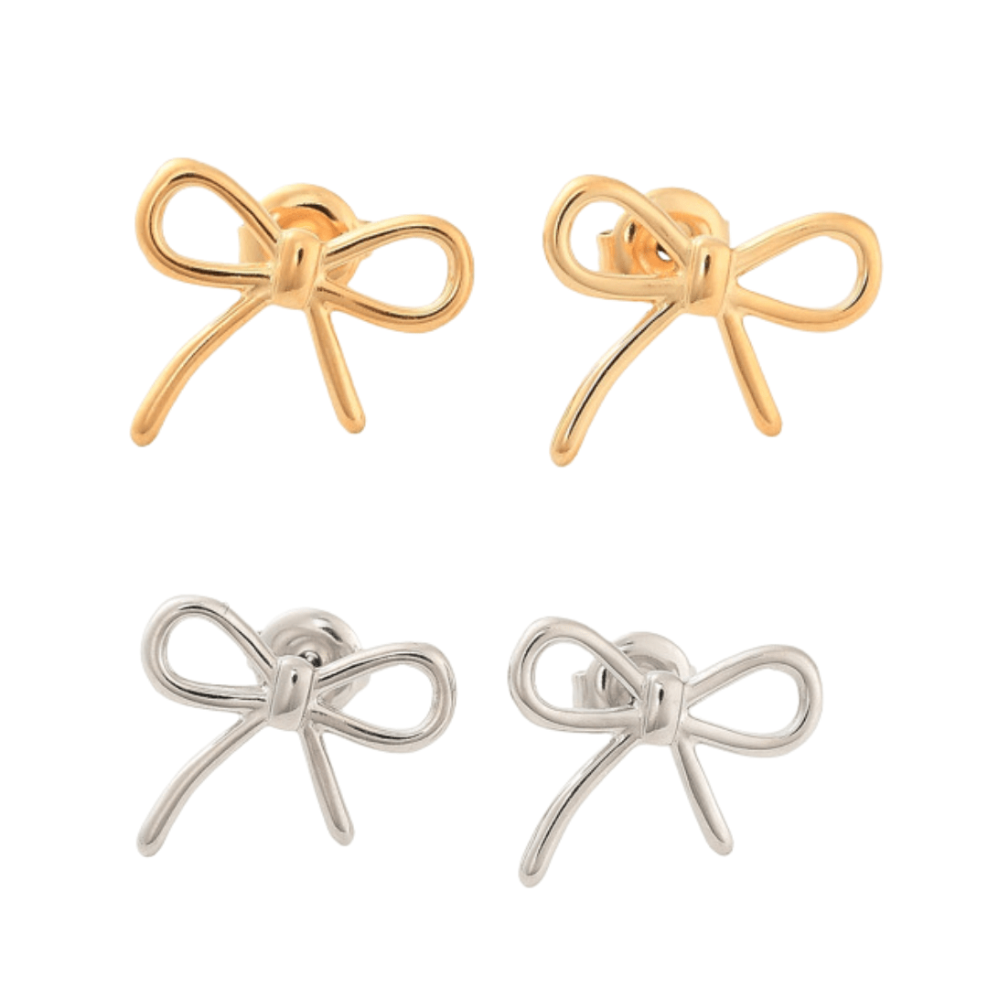 Bow Knot Stud Earrings - The Kindness Cause