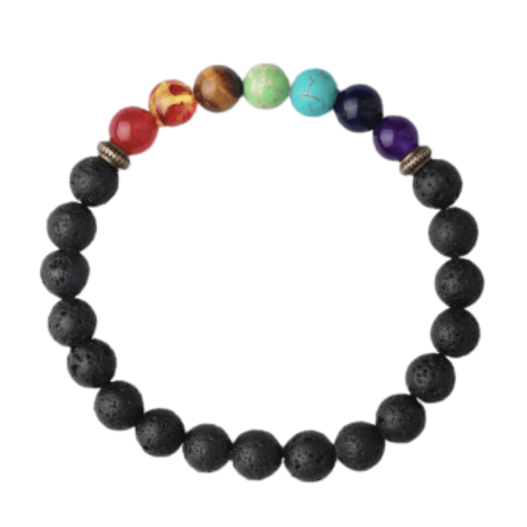 Crystal Beaded Bracelet - 7 Chakra Stone Bracelet - The Kindness Cause