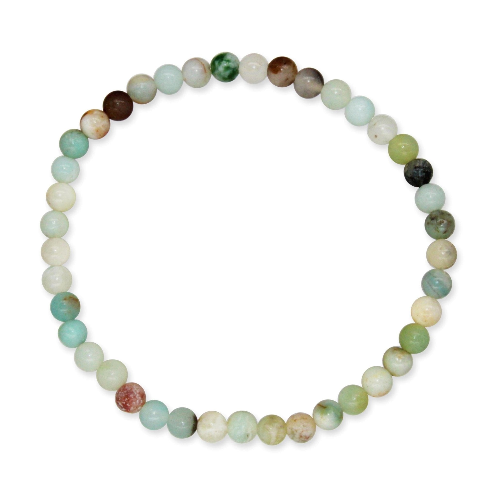 Crystal Beaded Bracelet - Amazonite - The Kindness Cause