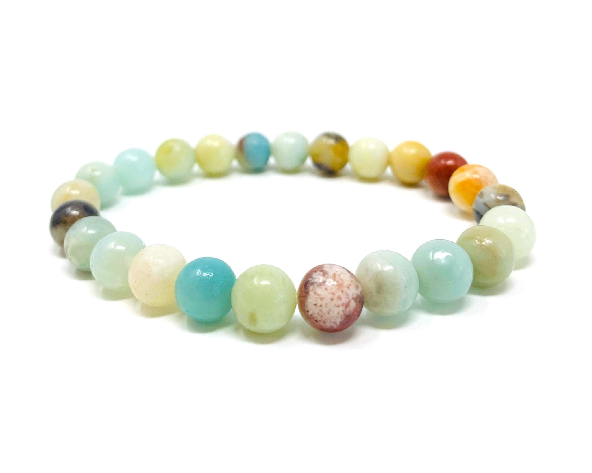 Crystal Beaded Bracelet - Amazonite - The Kindness Cause