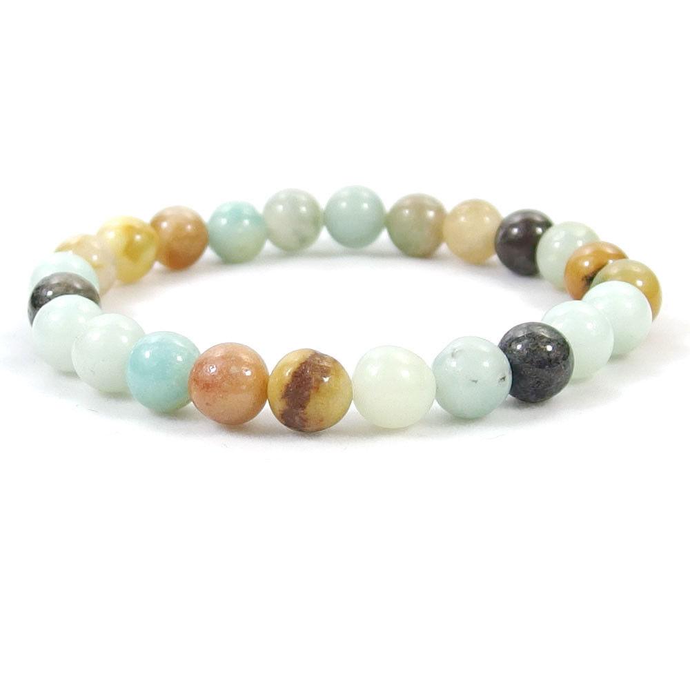Crystal Beaded Bracelet - Amazonite - The Kindness Cause