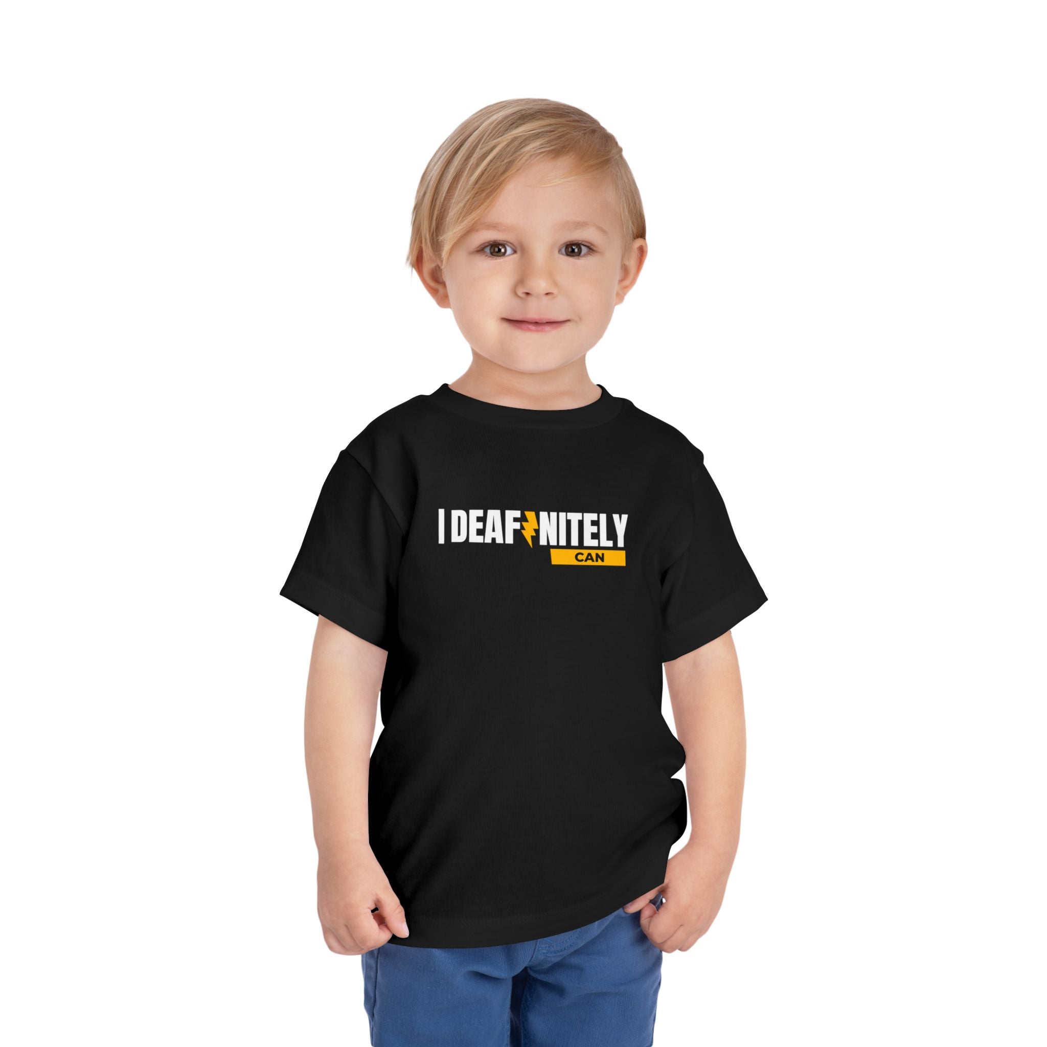 I Deafinitely Can Toddler Short Sleeve Tee - The Kindness Cause