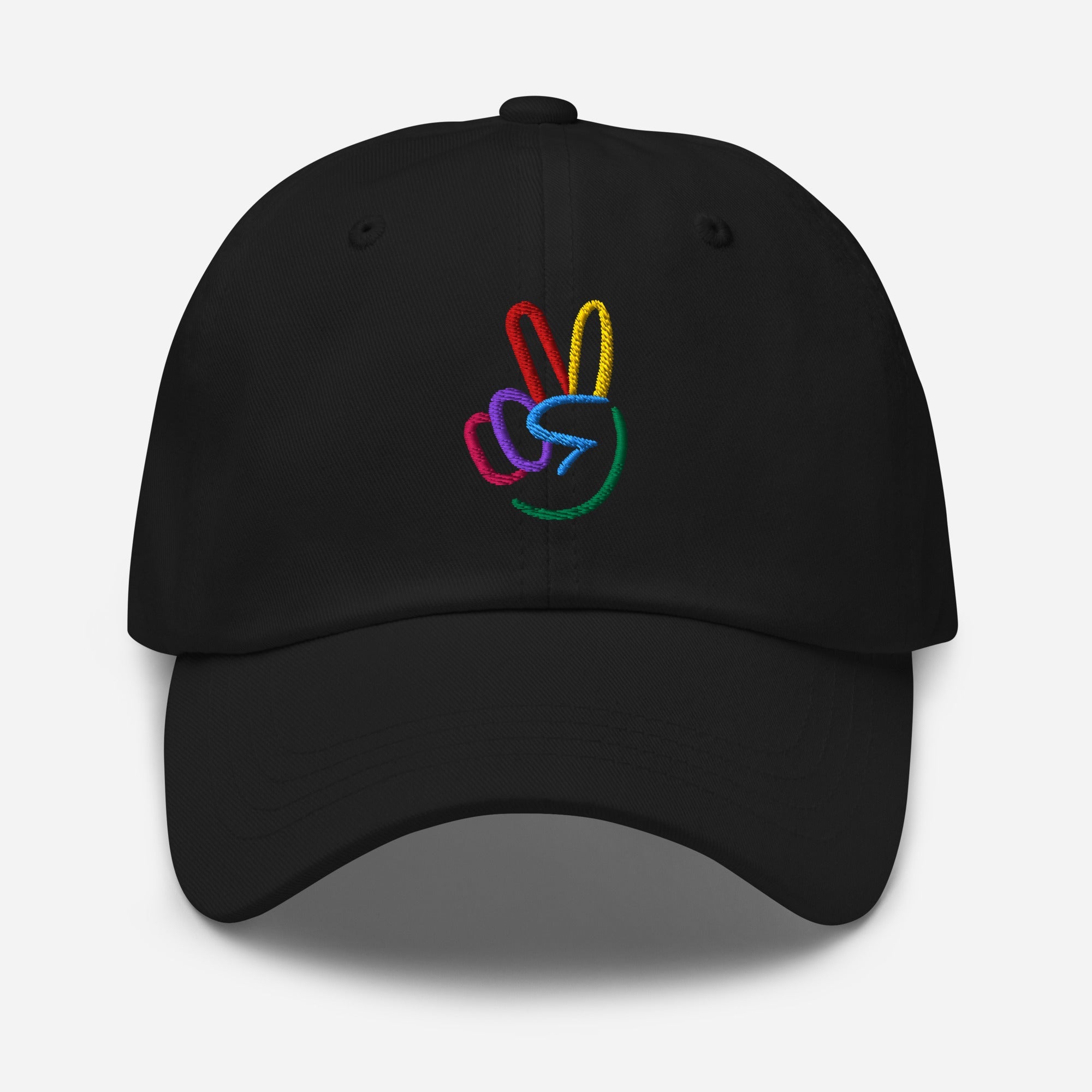 Peace Sign Embroidered Unisex Dad Hat - The Kindness Cause