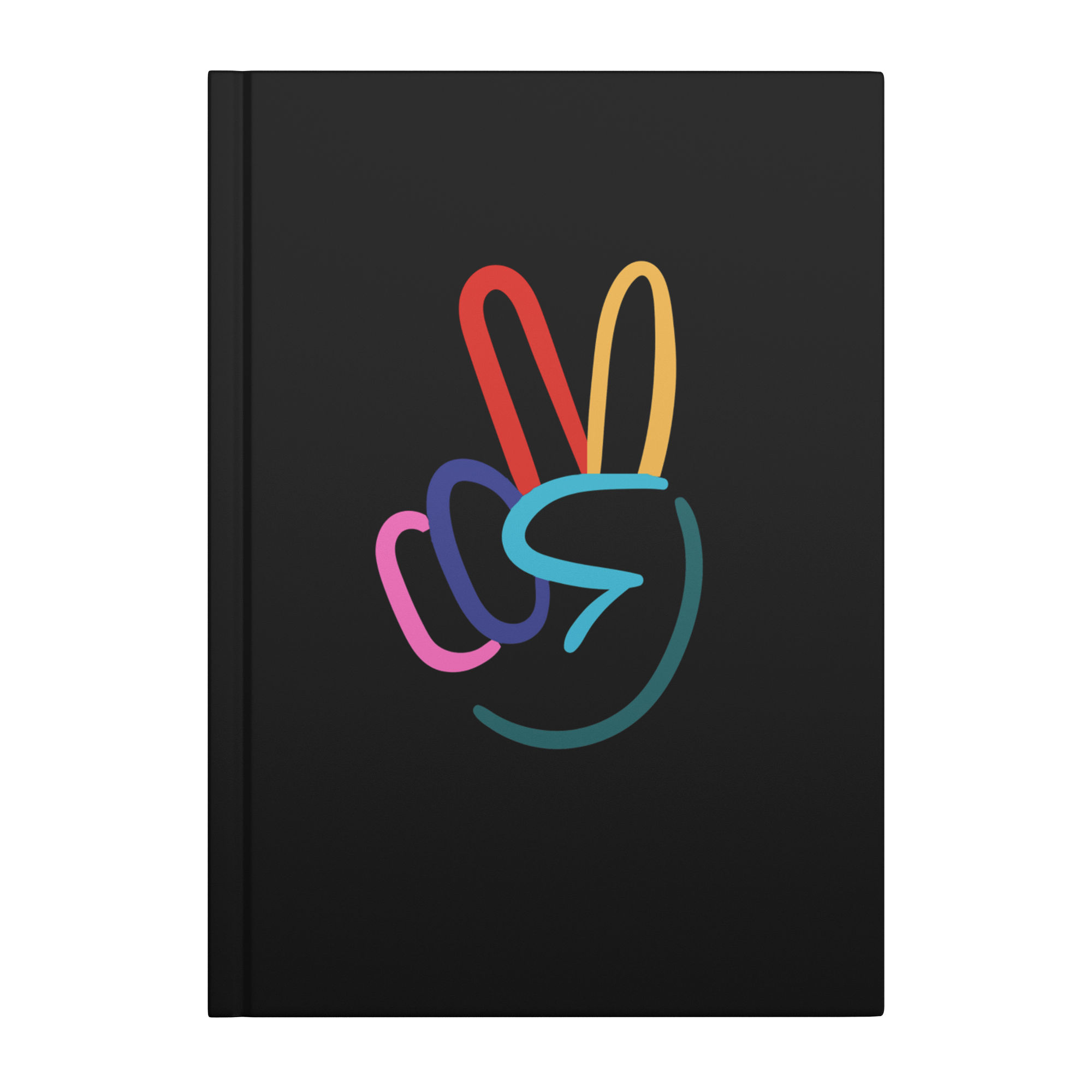 Peace Sign Hardcover Notebook - The Kindness Cause