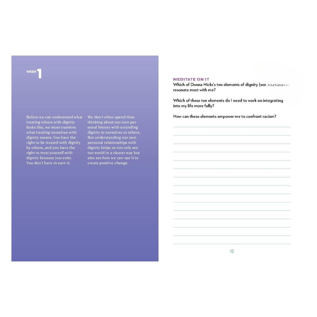 Reflect, Write, Act A Journal of 52 Purposeful Weeks of Allyship and Anti - Racism - The Kindness Cause