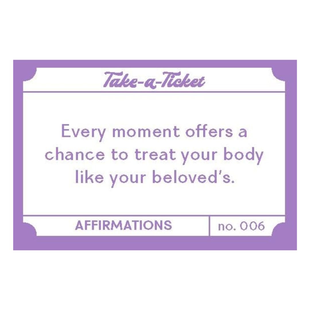 Take a Ticket: Affirmations - 200 Tear - Off Pep Talks - The Kindness Cause