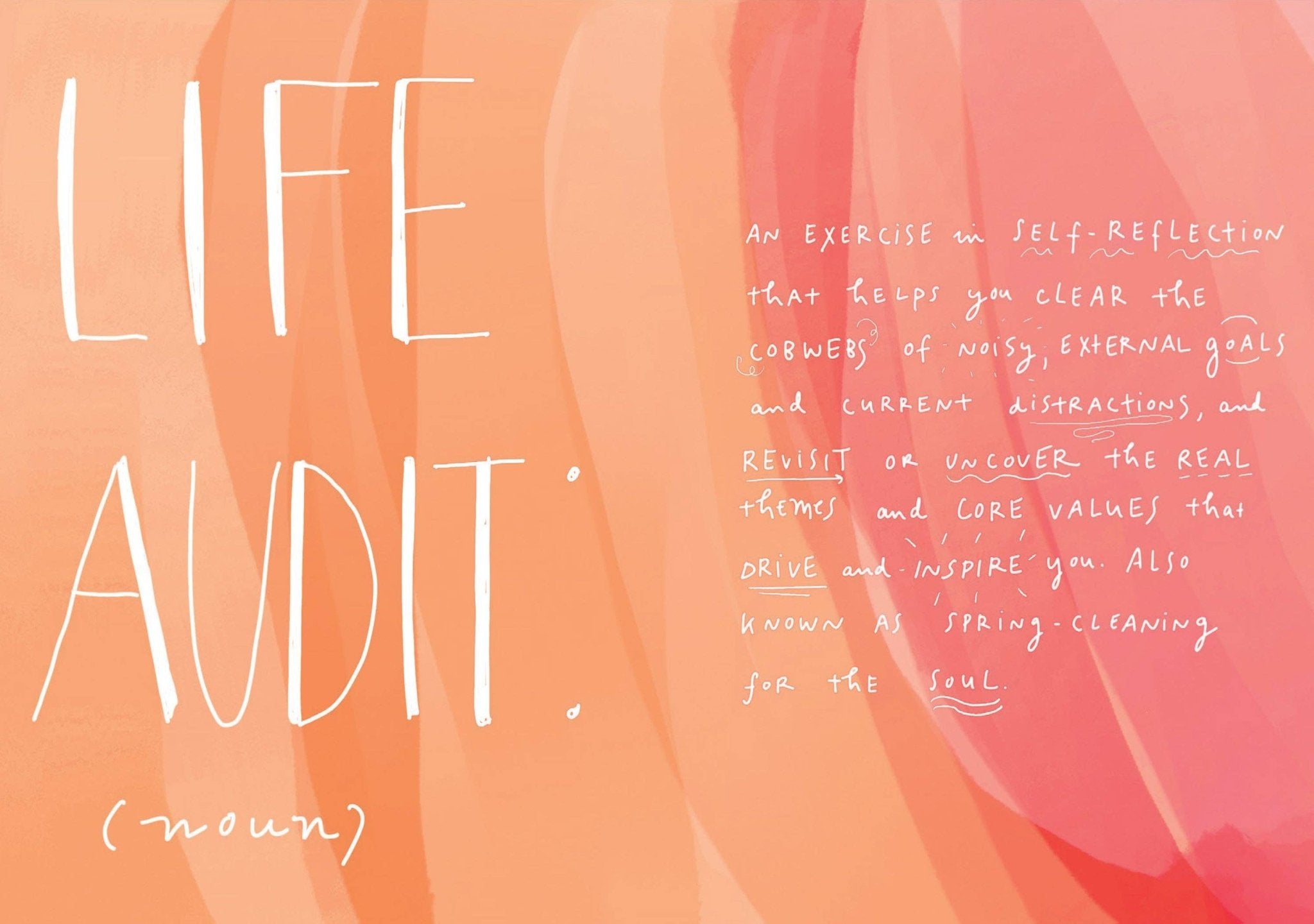 The Life Audit Journal: Find Your Purpose and Joy - The Kindness Cause