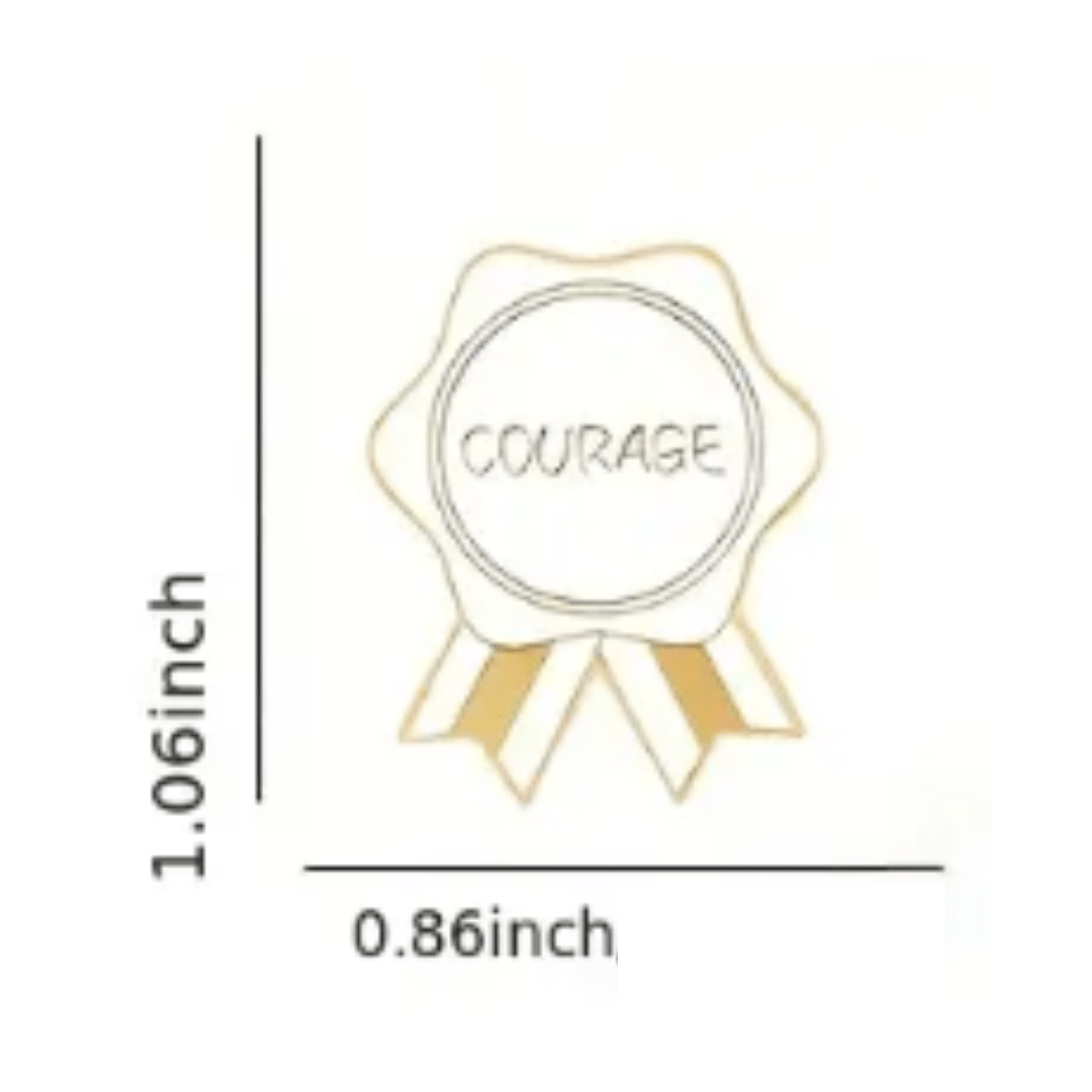 Badge of Courage Enamel Pin - The Kindness Cause