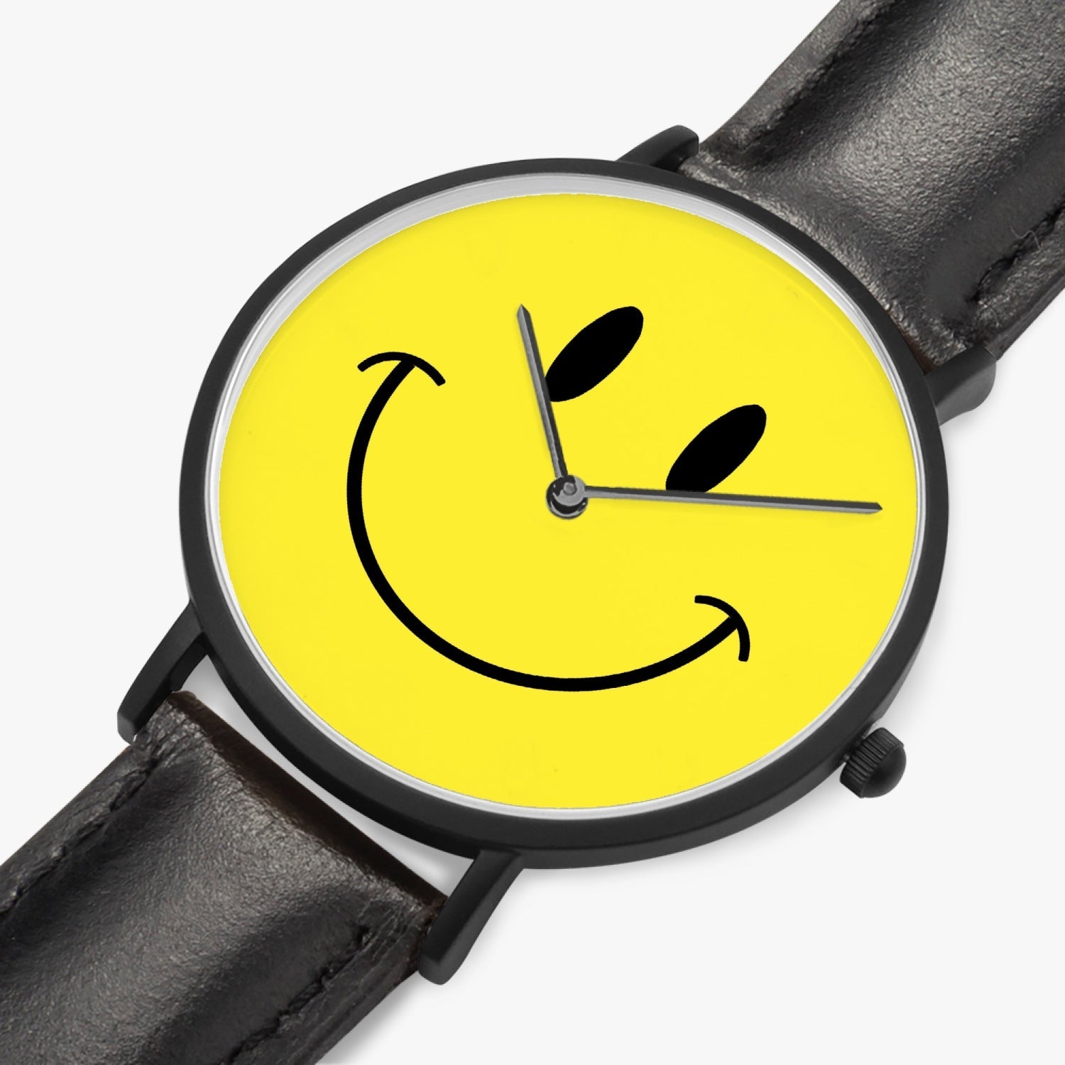 Be Happy Ultra-Thin Leather Strap Quartz Watch - The Kindness Cause