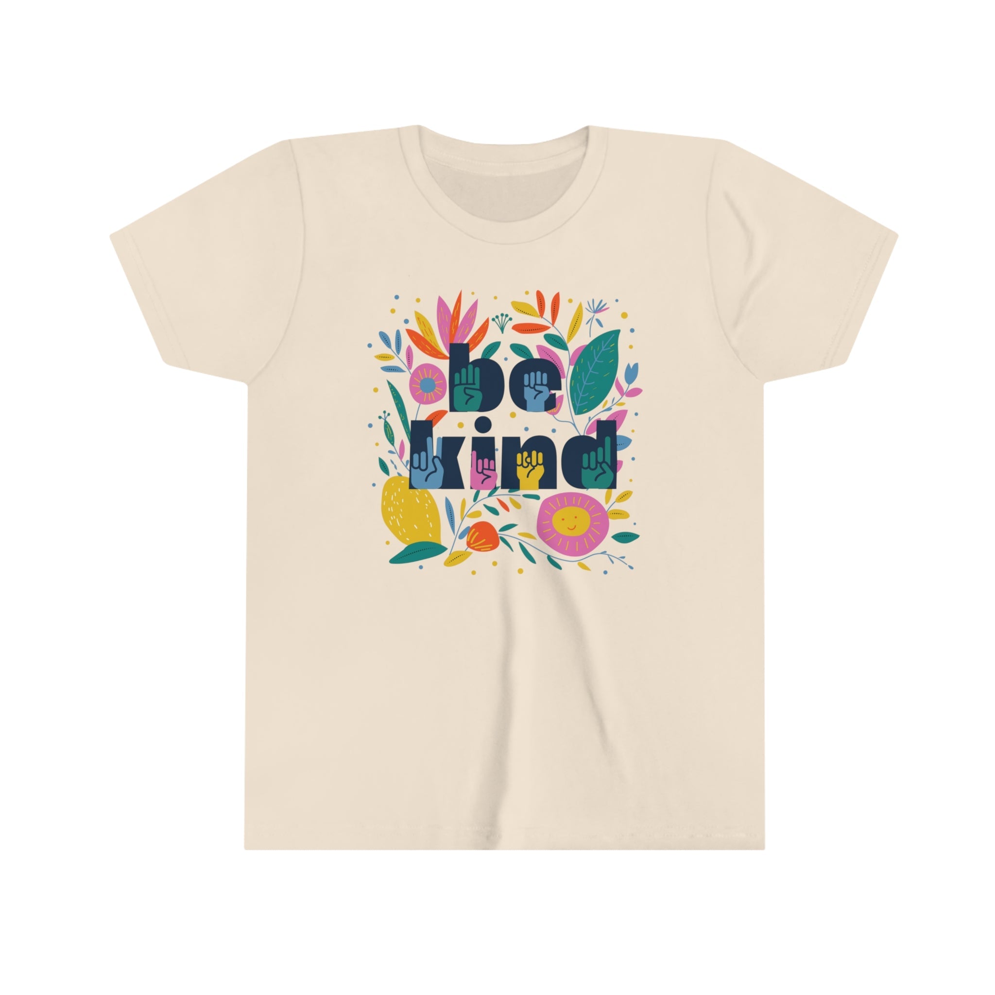 Be Kind Floral Youth Unisex Fit Tee - The Kindness Cause