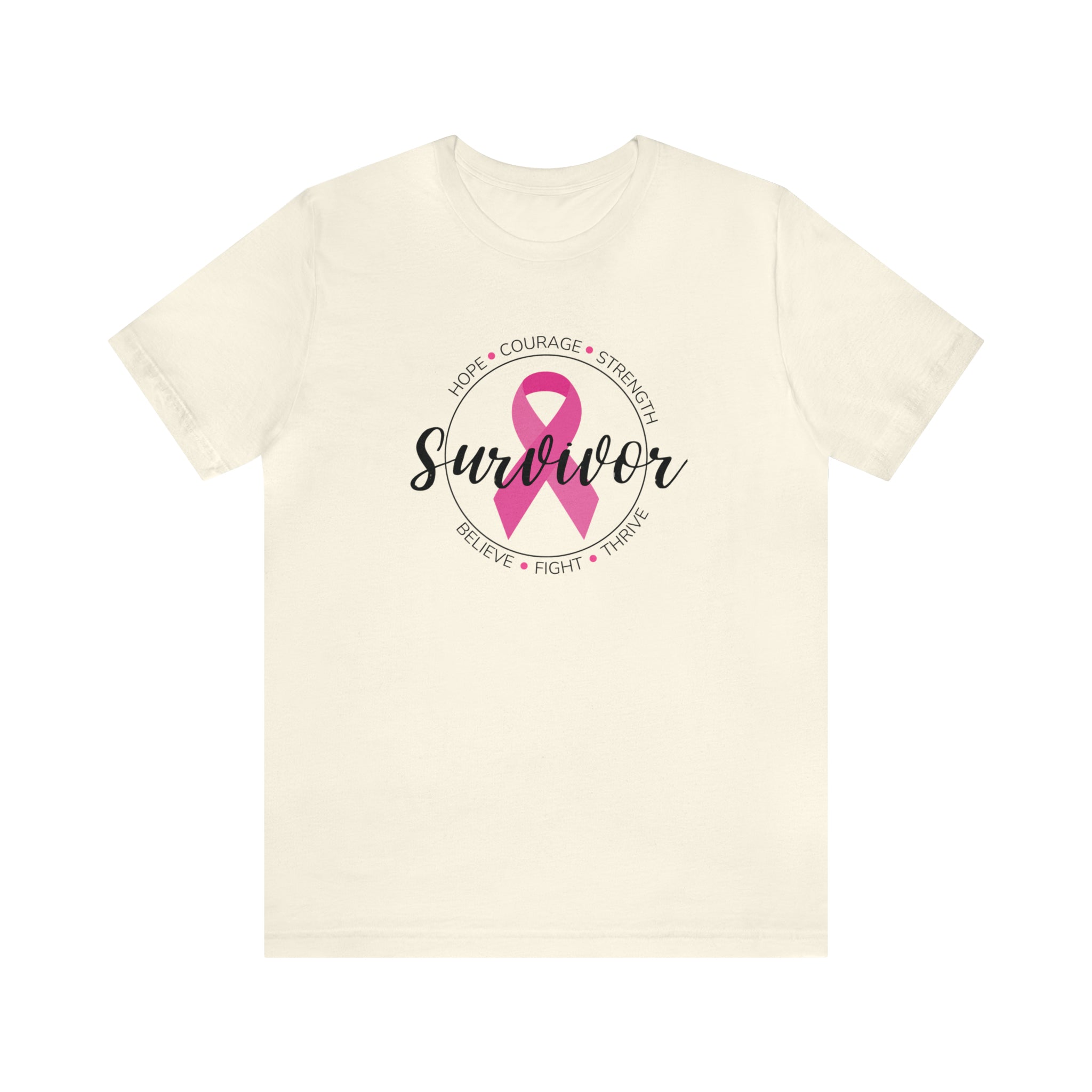 Breast Cancer Survivor Unisex Jersey Short Sleeve Tee - The Kindness Cause