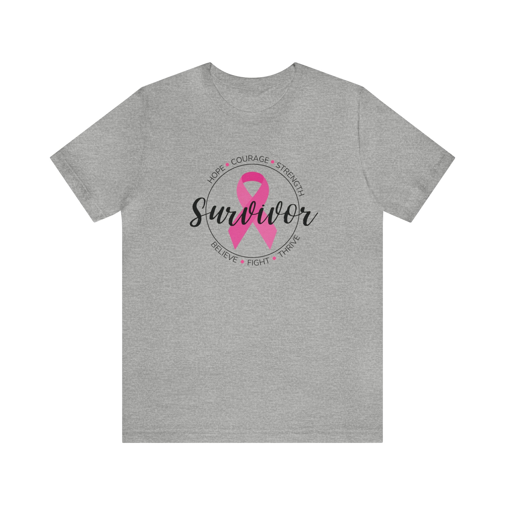Breast Cancer Survivor Unisex Jersey Short Sleeve Tee - The Kindness Cause