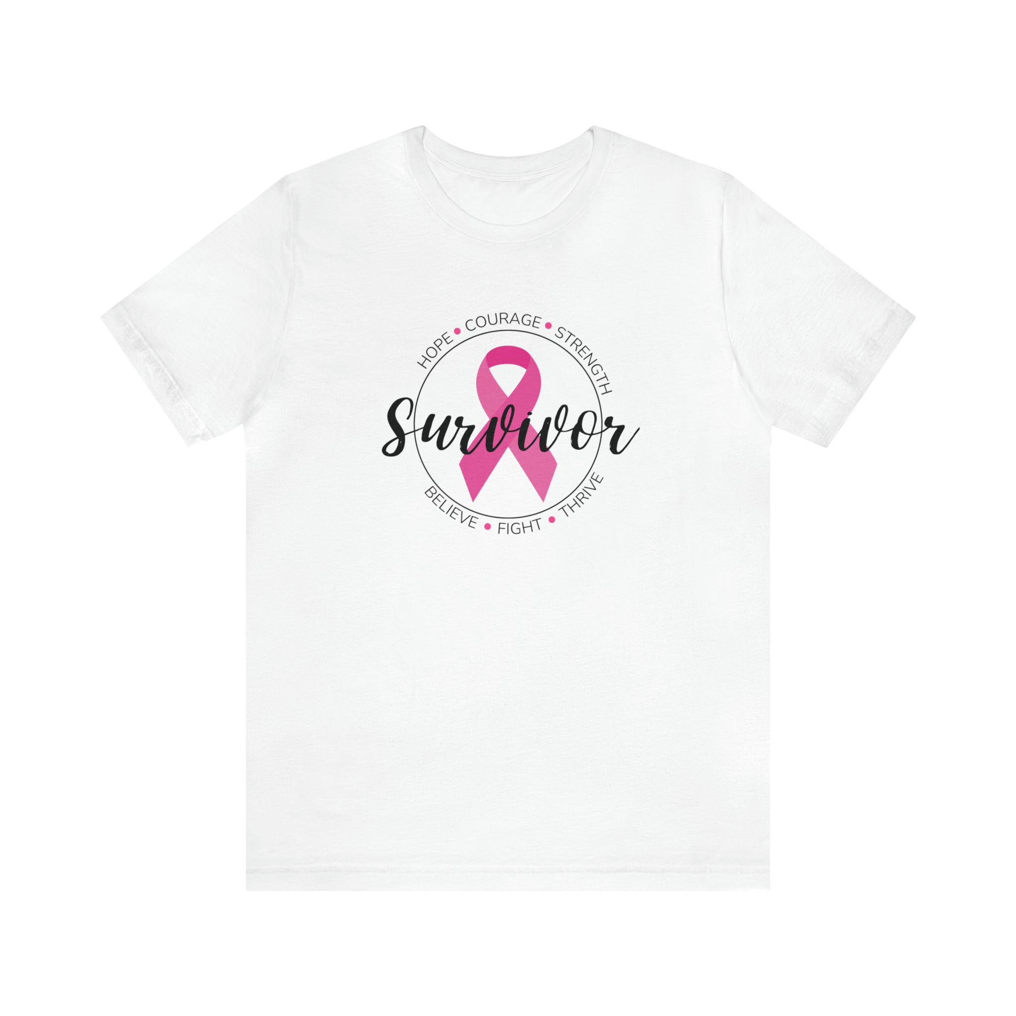 Breast Cancer Survivor Unisex Jersey Short Sleeve Tee - The Kindness Cause