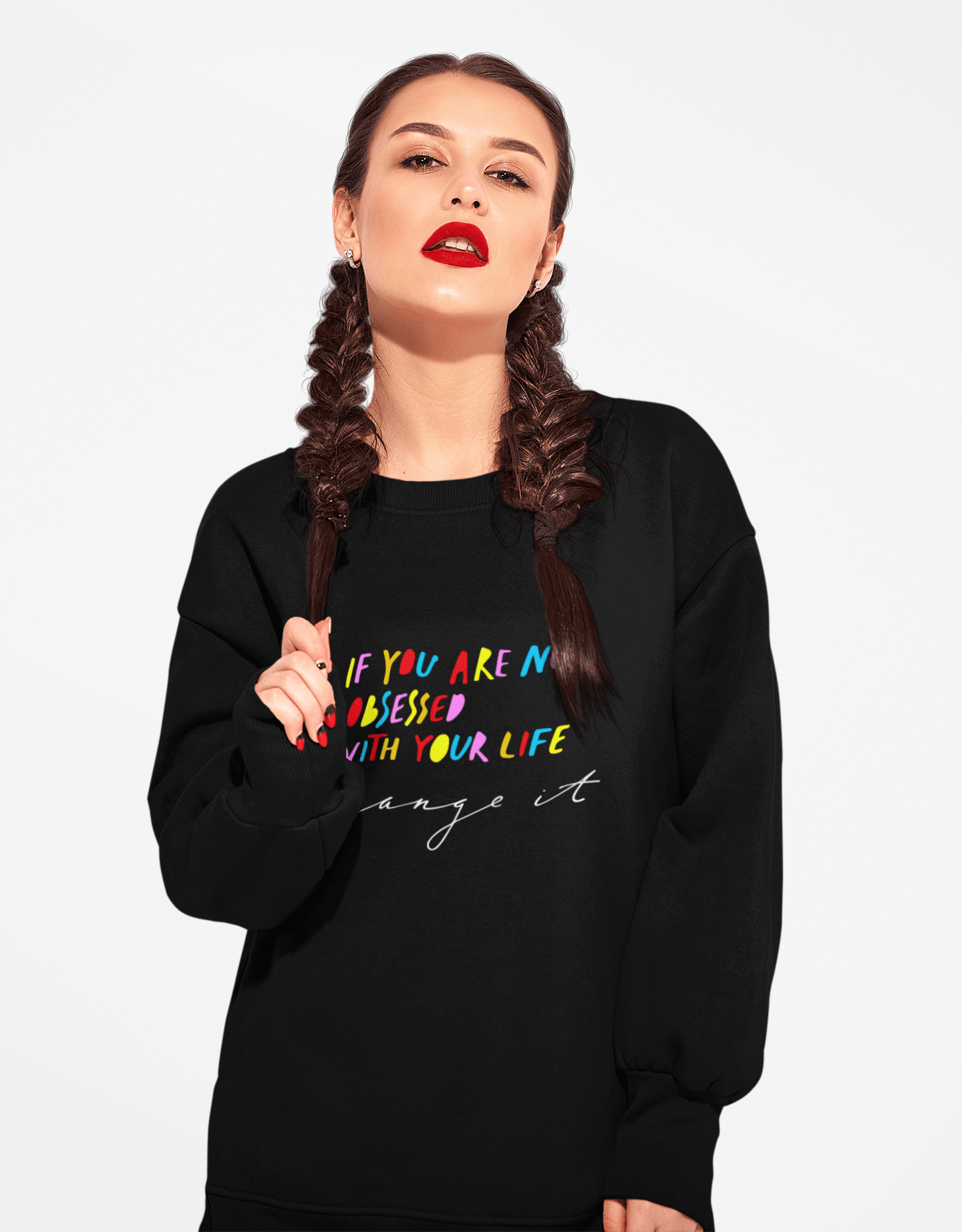 Change Your Life Unisex Fleece Sweatshirt - The Kindness Cause gifts that donate to a cause