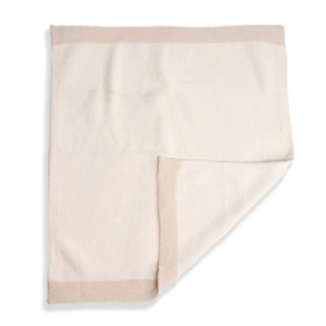 Children's Solid Luxury Soft Throw Blanket with Contrast Edges - The Kindness Cause