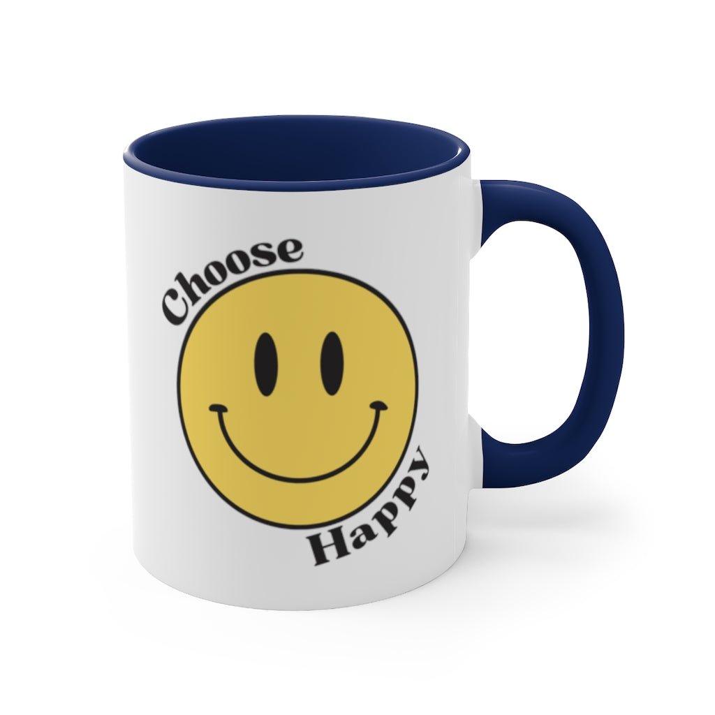 Choose Happy 11 oz. Accent Coffee Mug - The Kindness Cause