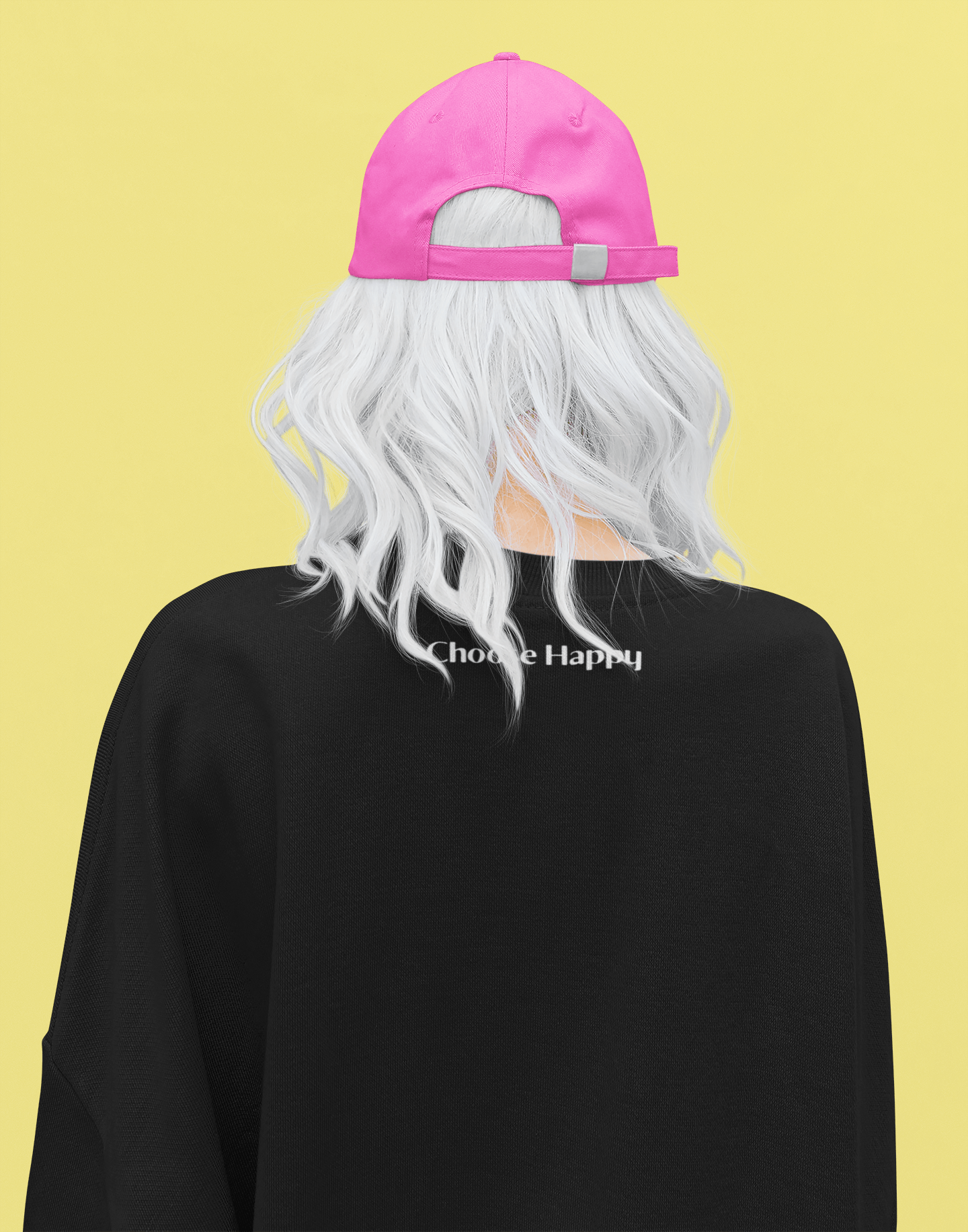 Choose Happy Embroidered Unisex Sweatshirt - The Kindness Cause