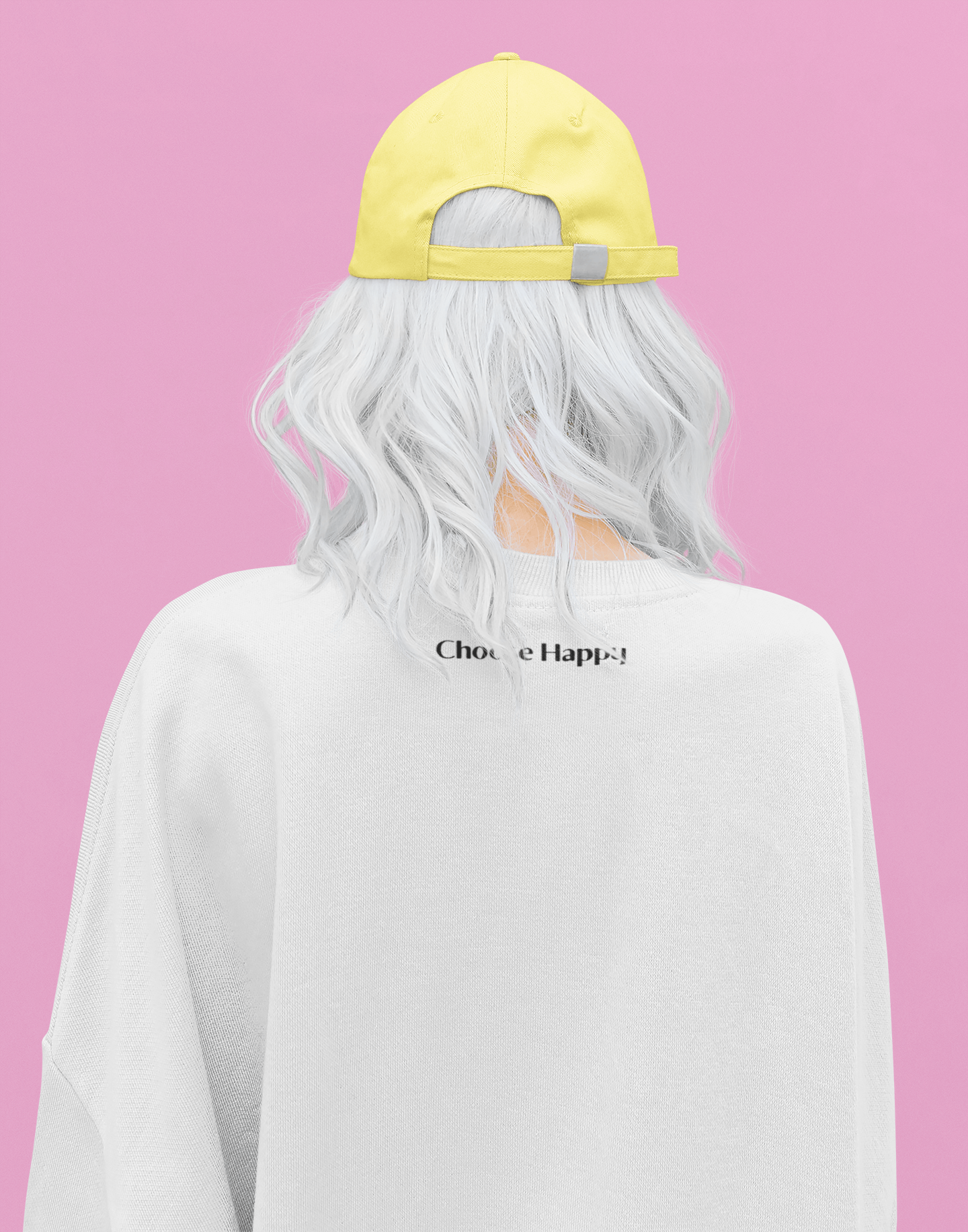 Choose Happy Embroidered Unisex Sweatshirt - The Kindness Cause