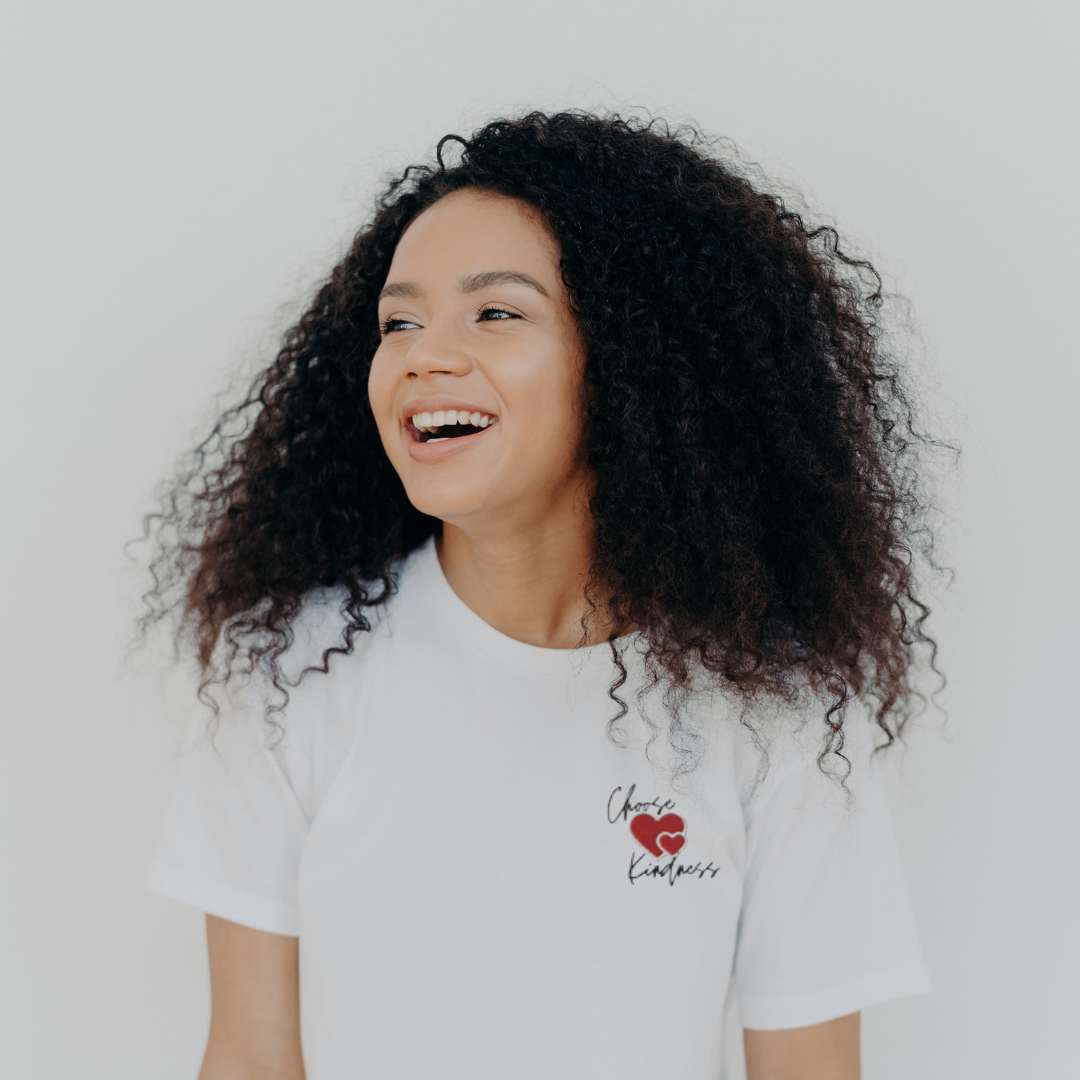 Choose Kindness Embroidered Women's Relaxed T-Shirt - The Kindness Cause