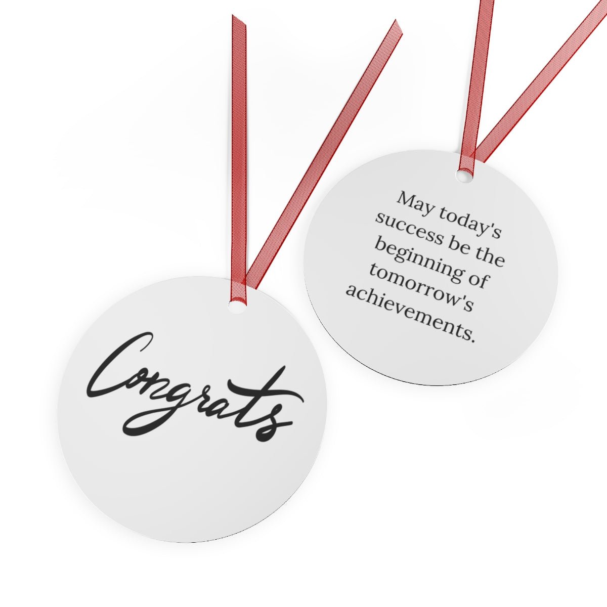 Congrats Metal Keepsake & Ornament - The Kindness Cause