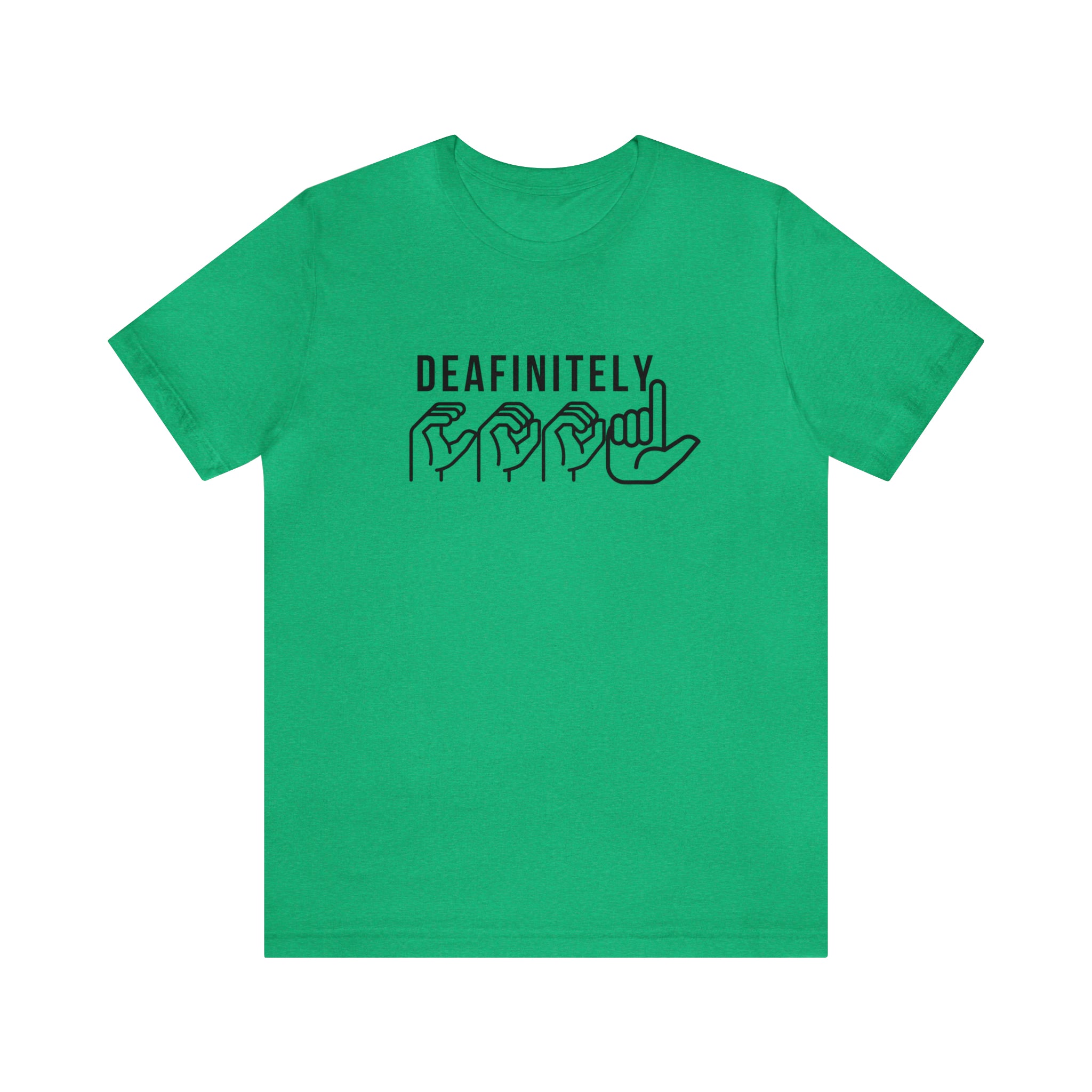 Deafinitely Cool Adult Unisex Jersey Short Sleeve Tee - The Kindness Cause