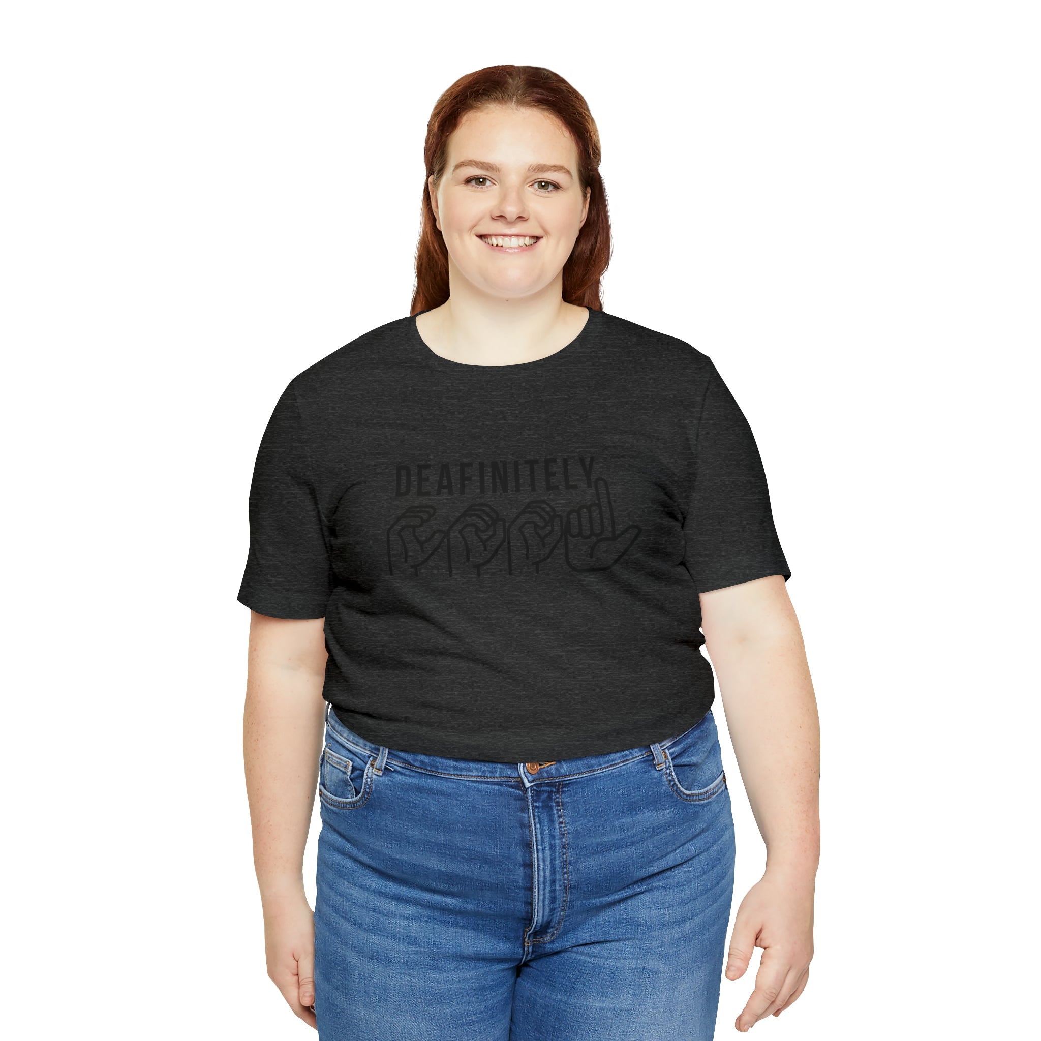 Deafinitely Cool Adult Unisex Jersey Short Sleeve Tee - The Kindness Cause