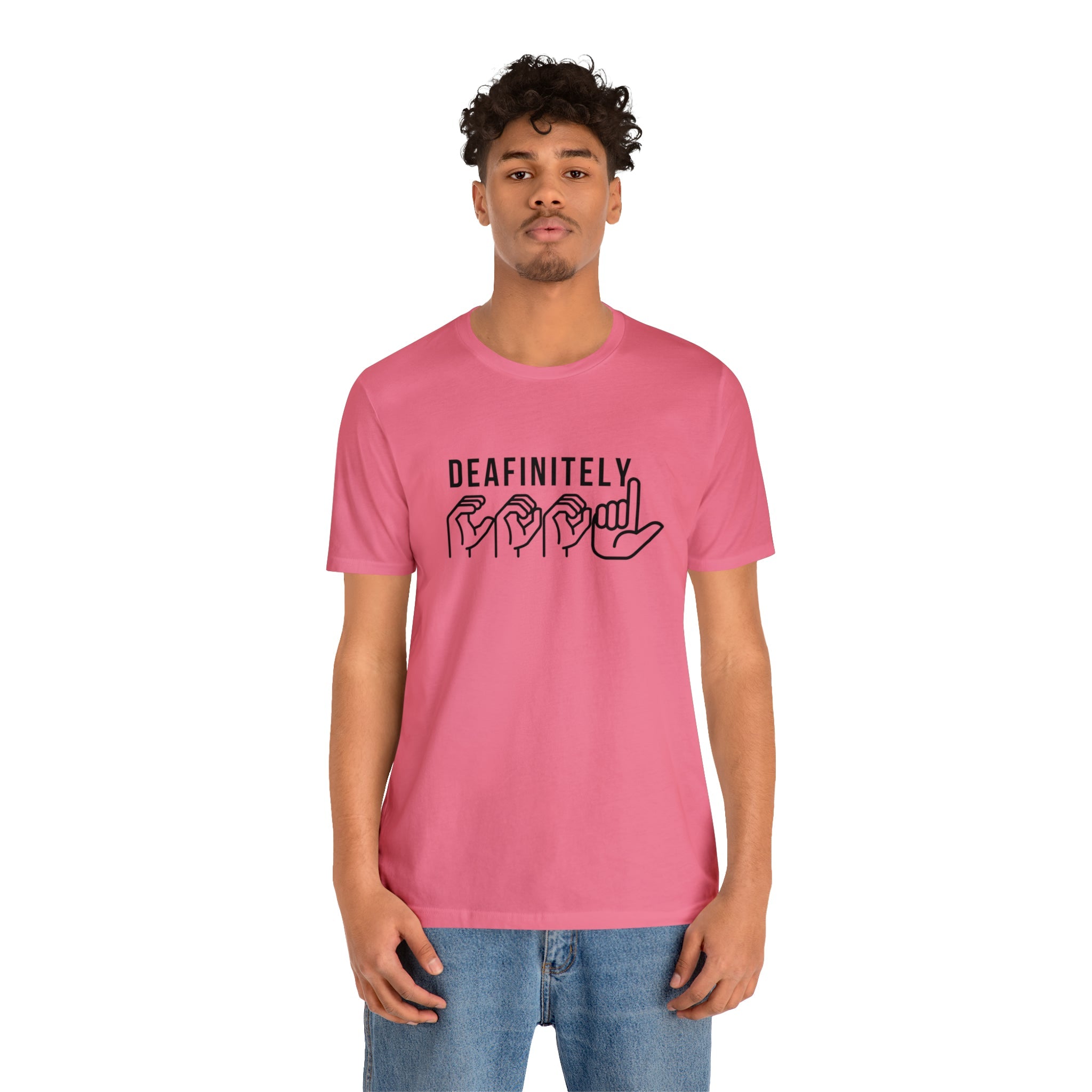 Deafinitely Cool Adult Unisex Jersey Short Sleeve Tee - The Kindness Cause