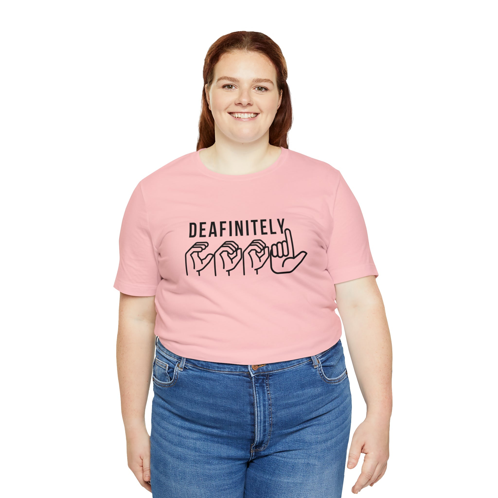 Deafinitely Cool Adult Unisex Jersey Short Sleeve Tee - The Kindness Cause