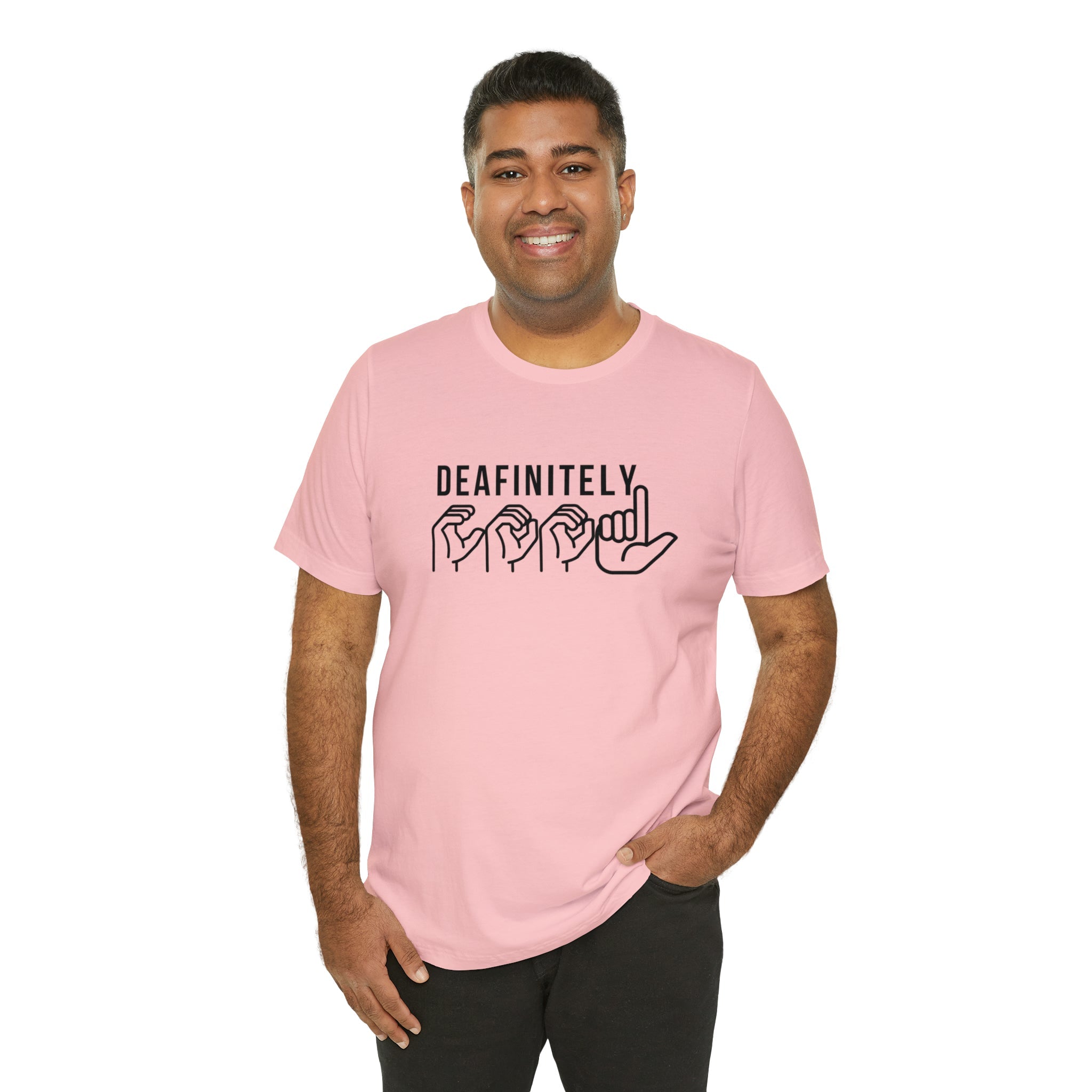 Deafinitely Cool Adult Unisex Jersey Short Sleeve Tee - The Kindness Cause