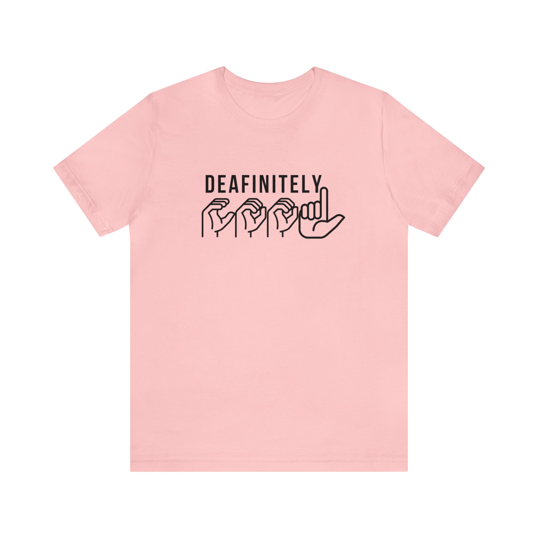 Deafinitely Cool Adult Unisex Jersey Short Sleeve Tee - The Kindness Cause