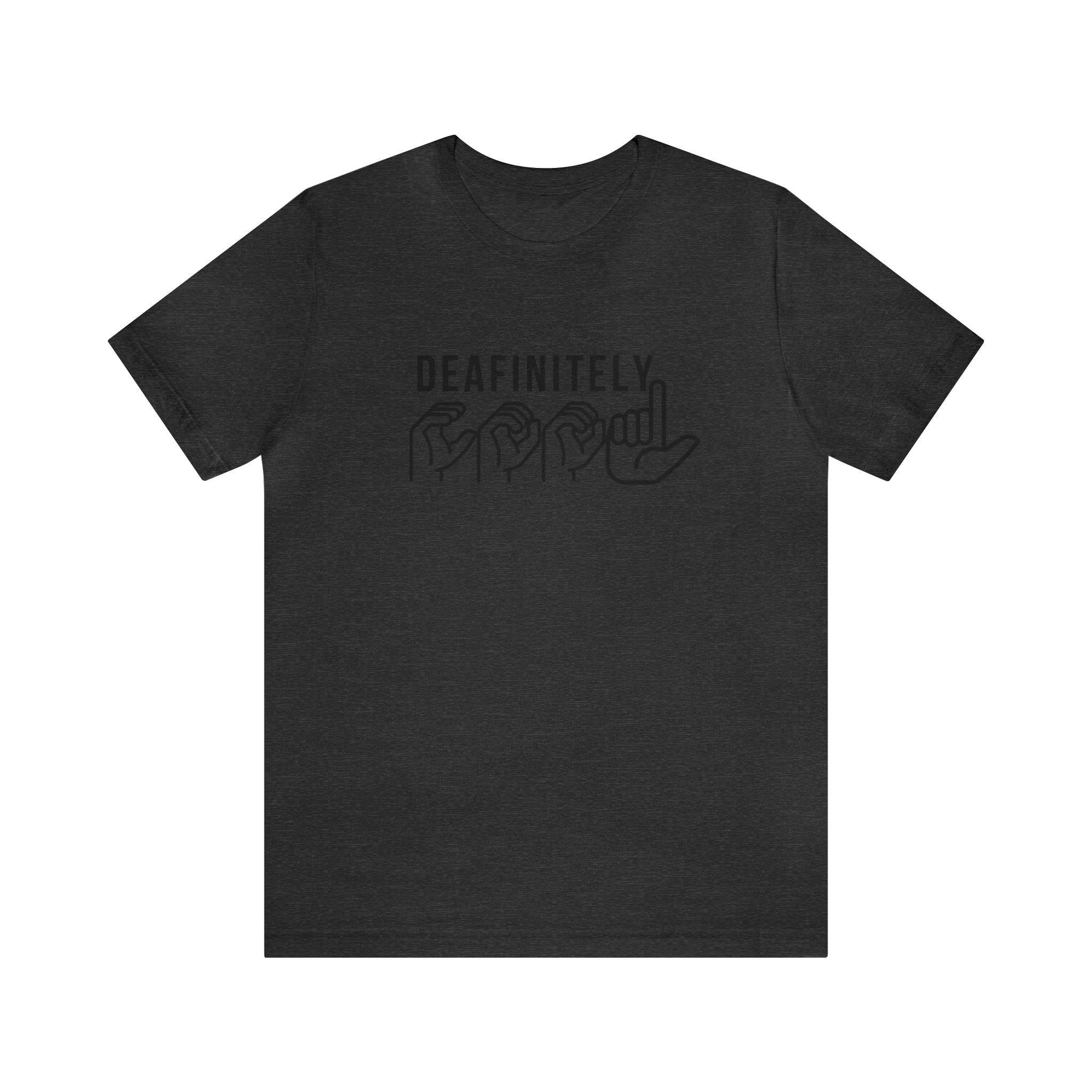 Deafinitely Cool Adult Unisex Jersey Short Sleeve Tee - The Kindness Cause