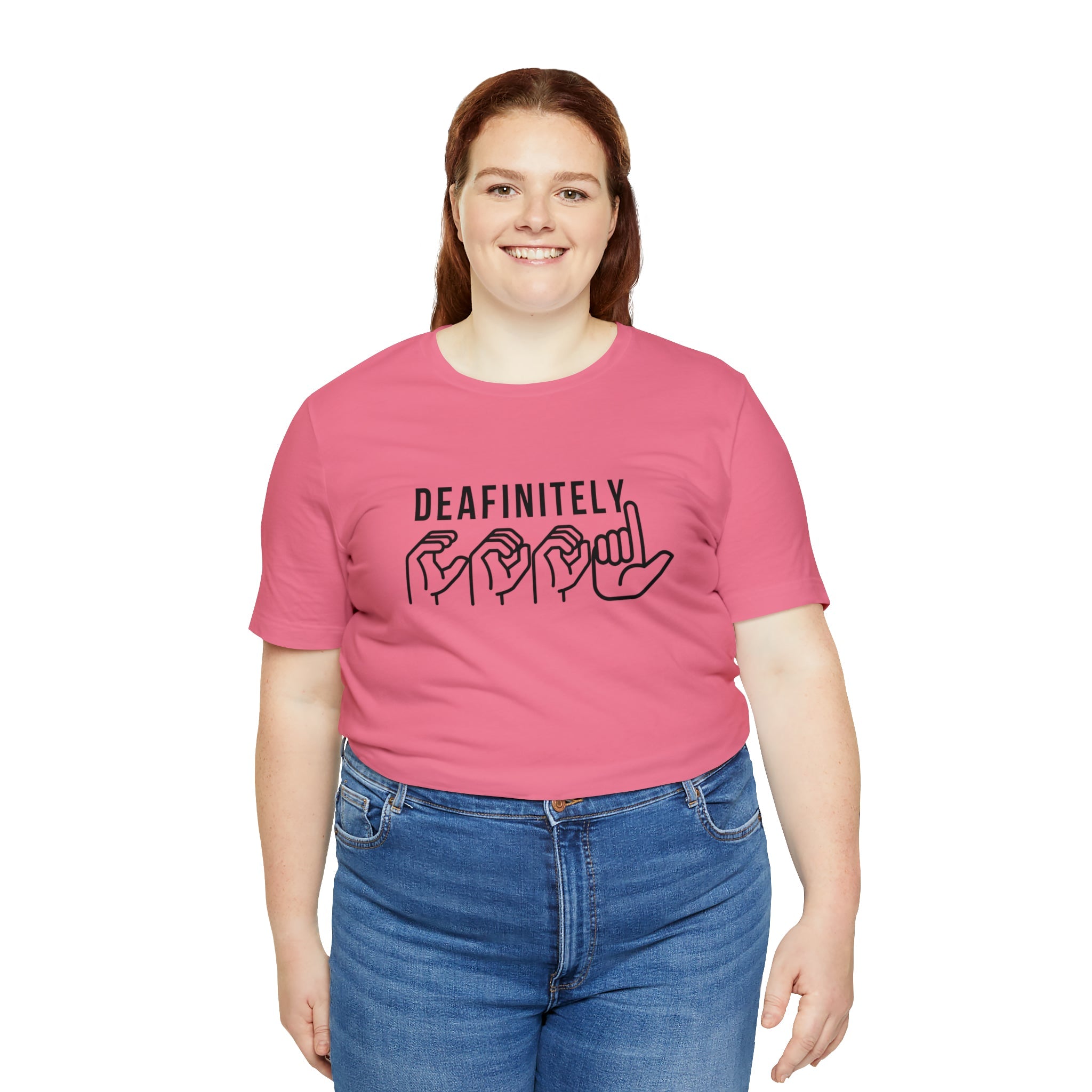 Deafinitely Cool Adult Unisex Jersey Short Sleeve Tee - The Kindness Cause