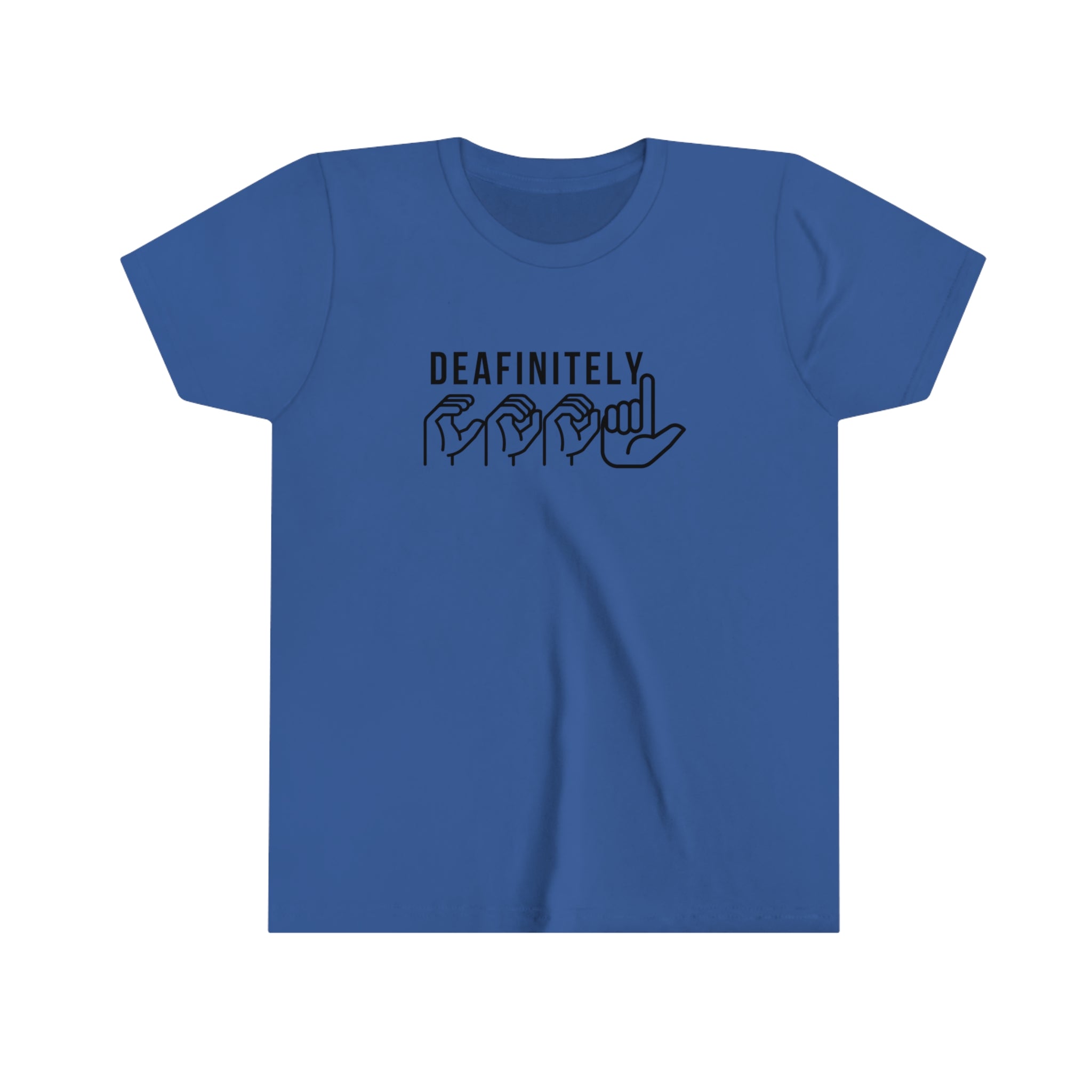 Deafinitely Cool Youth Unisex Short Sleeve Tee - The Kindness Cause