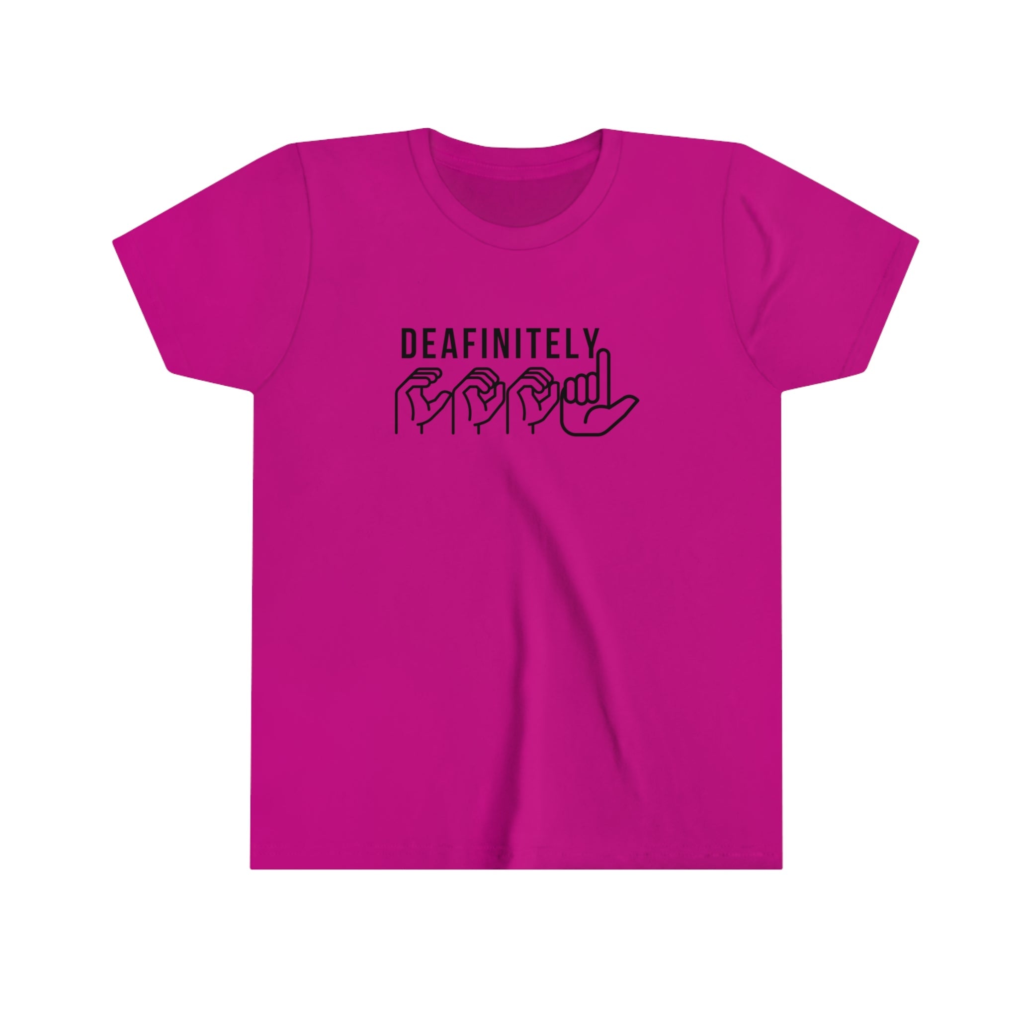 Deafinitely Cool Youth Unisex Short Sleeve Tee - The Kindness Cause