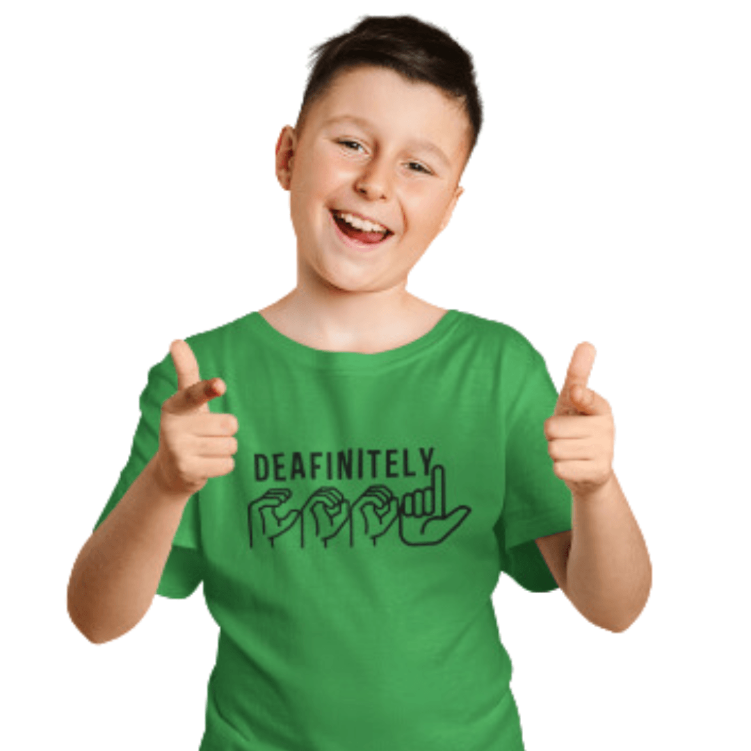 Deafinitely Cool Youth Unisex Short Sleeve Tee - The Kindness Cause