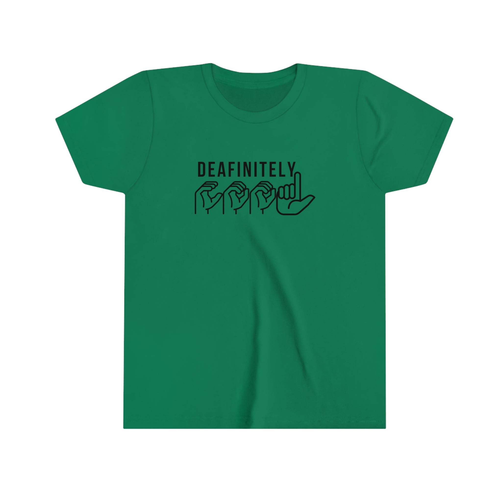 Deafinitely Cool Youth Unisex Short Sleeve Tee - The Kindness Cause