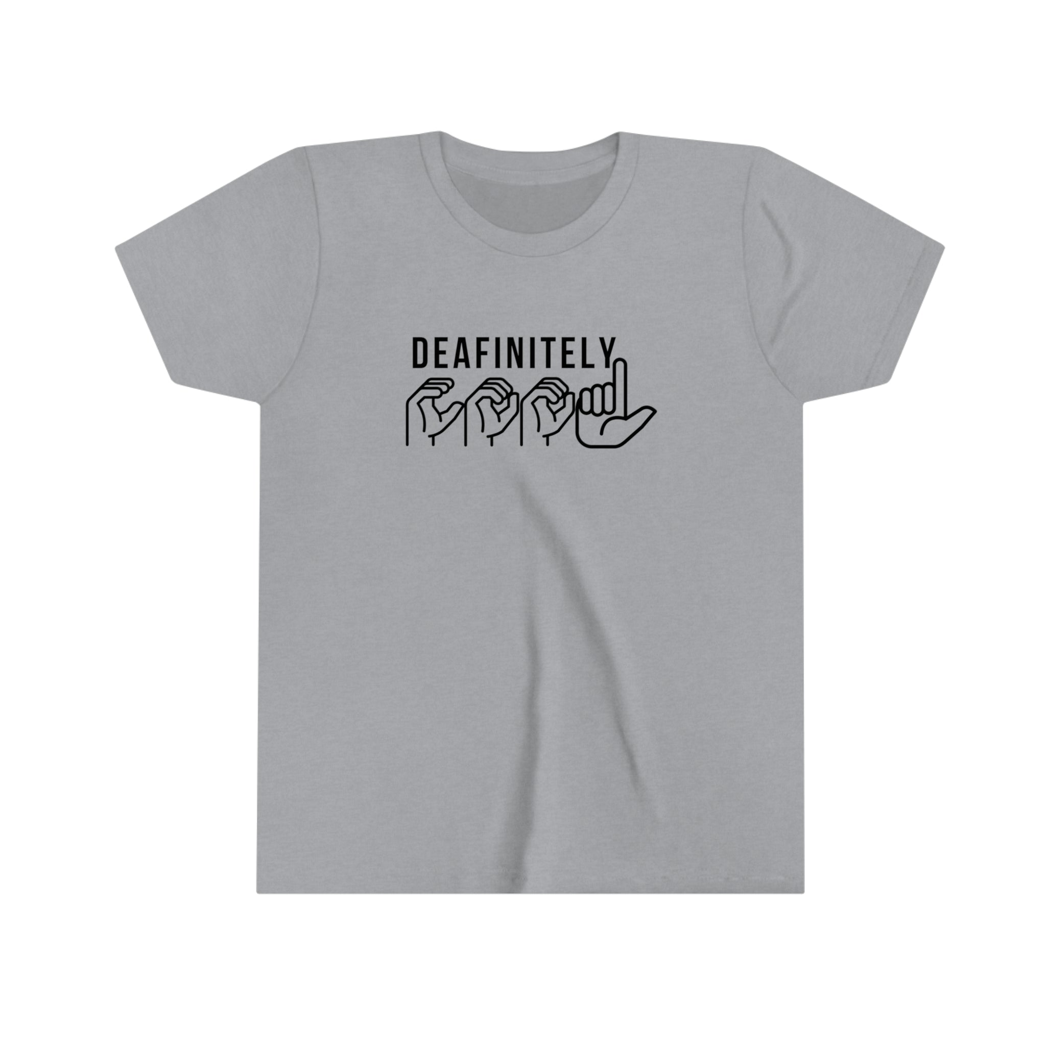 Deafinitely Cool Youth Unisex Short Sleeve Tee - The Kindness Cause