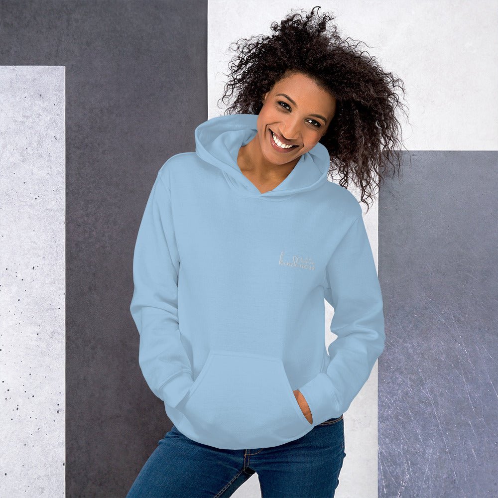 Do All Things with Kindness Embroidered Adult Unisex Hoodie - The Kindness Cause