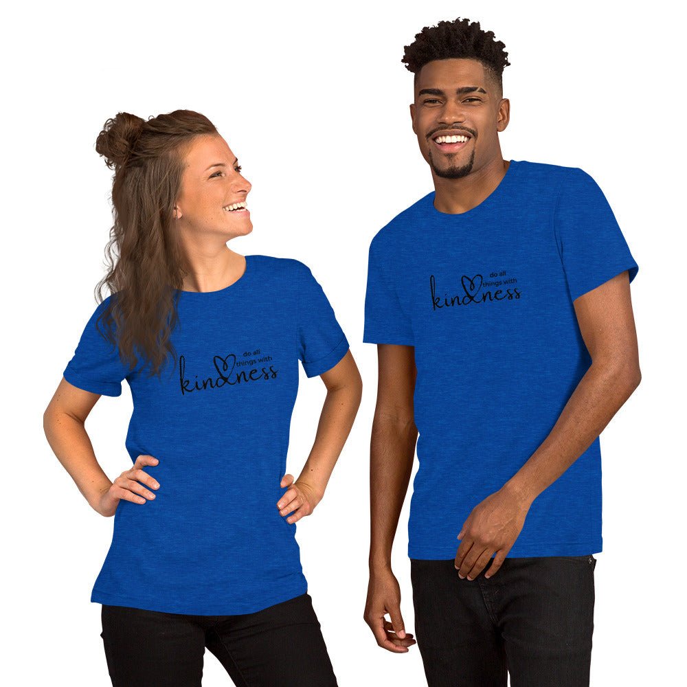 Do All Things with Kindness Printed Adult Unisex Short-Sleeve T-Shirt - The Kindness Cause