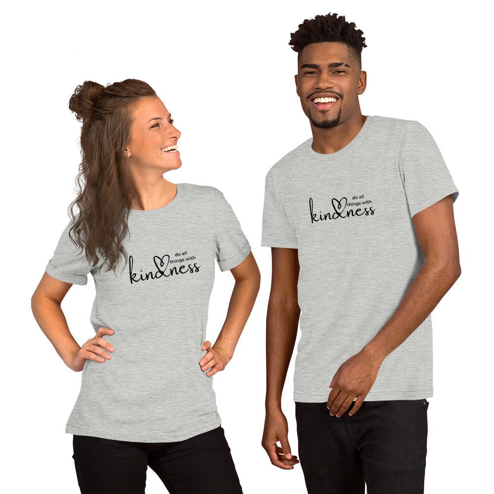 Do All Things with Kindness Printed Adult Unisex Short-Sleeve T-Shirt - The Kindness Cause