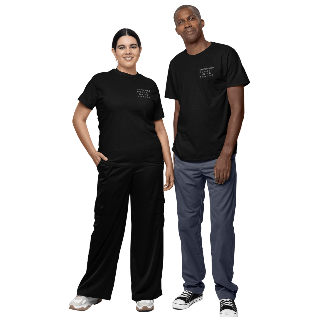 Empower Peace Ignite Change Unisex T-shirt - The Kindness Cause