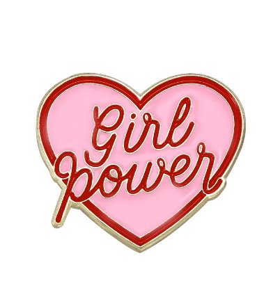 Empowered Women Empower Women Girl Power Enamel Pin - The Kindness Cause