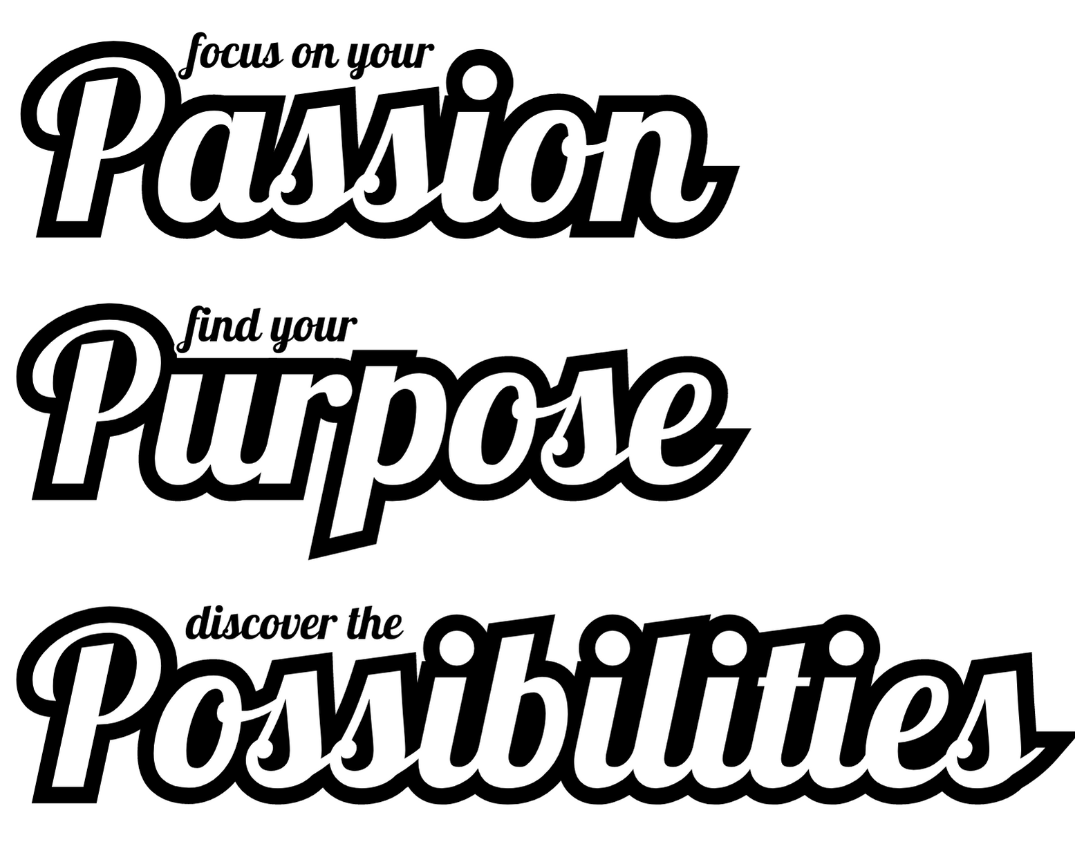 Focus on Passion, Find Purpose, Discover Possibilities Unisex Tee - The Kindness Cause